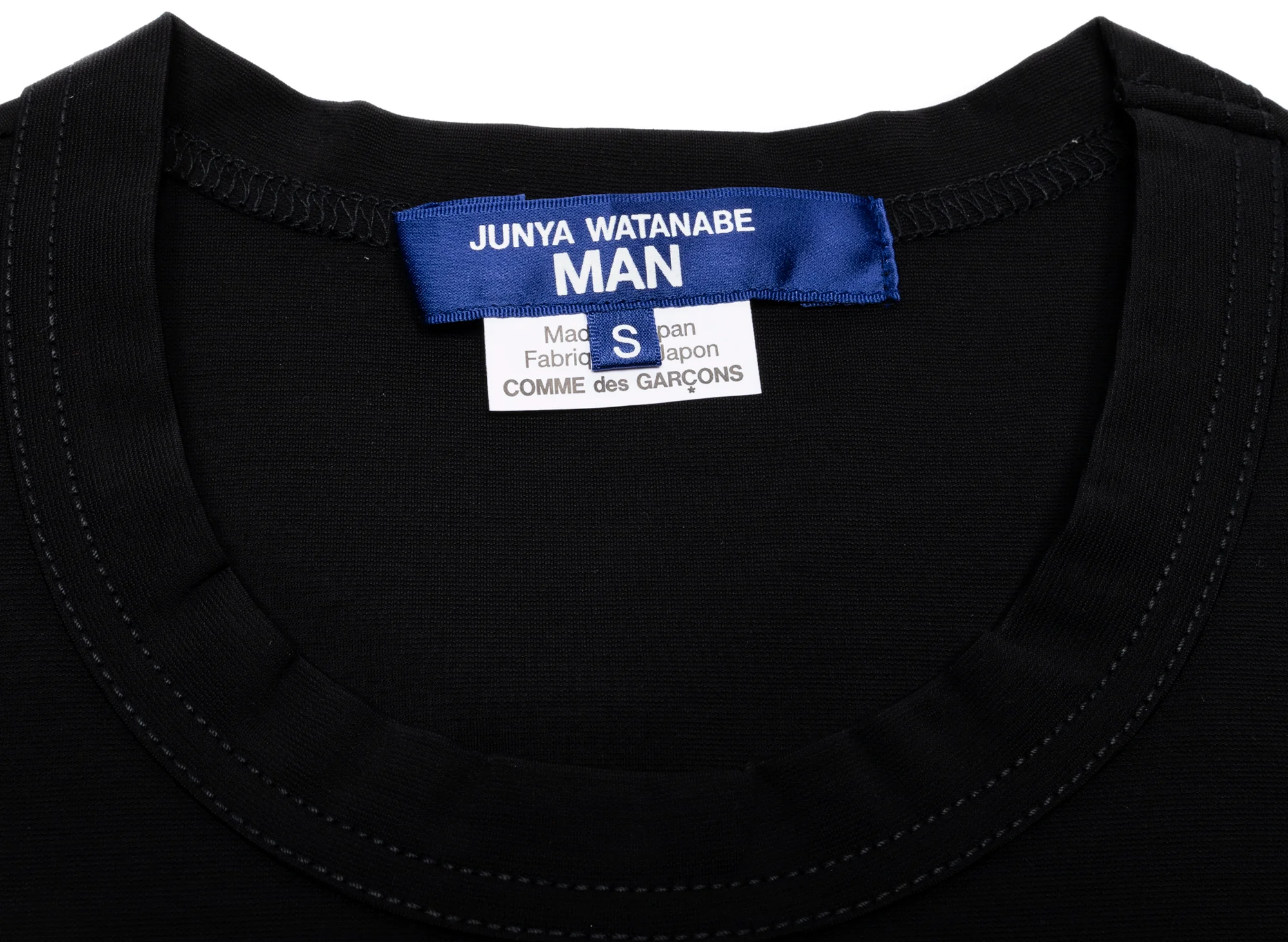 Junya Watanabe MAN S/S Tee in Black - Image 2