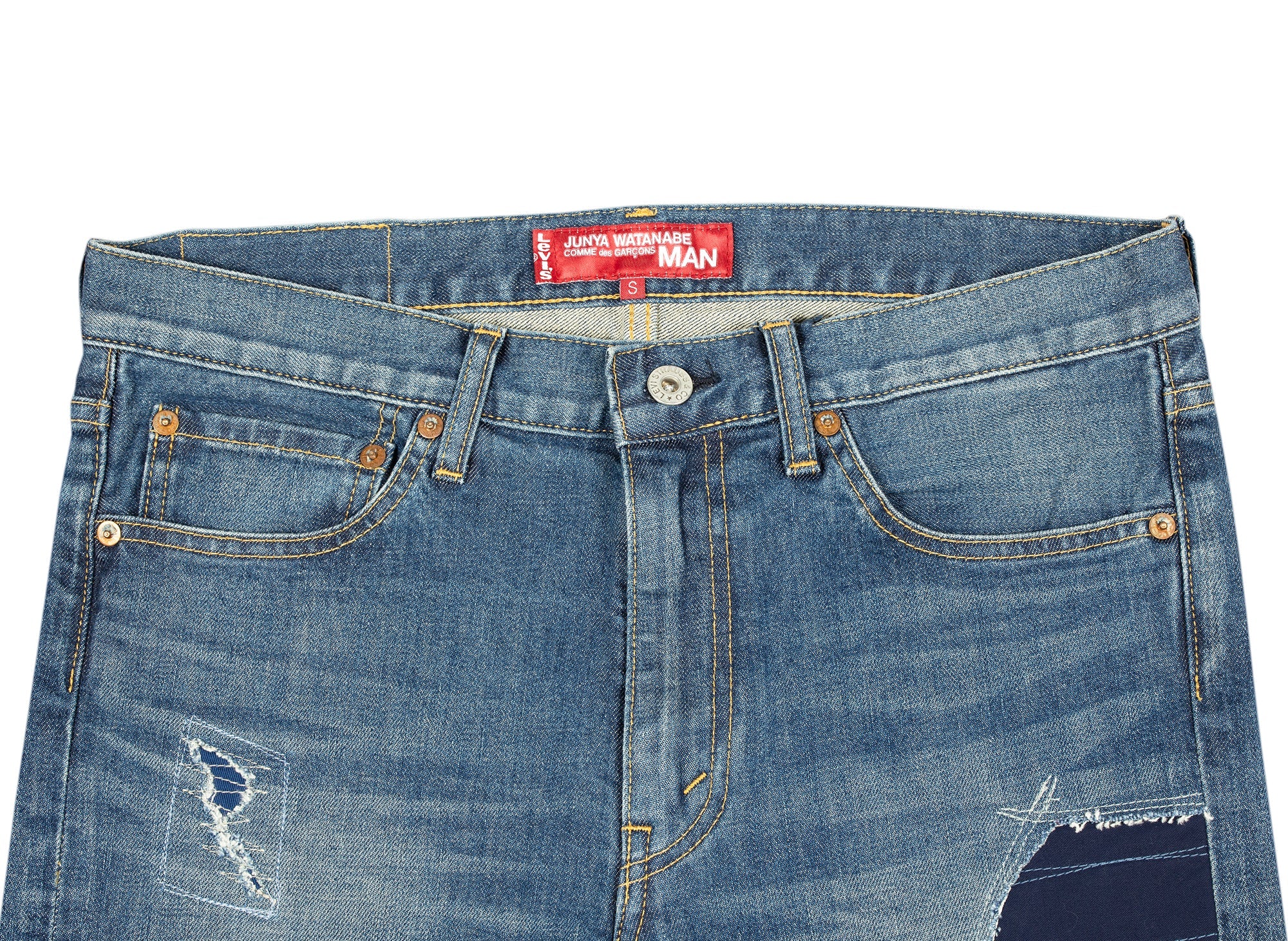 Junya Watanabe MAN x Comme des Garçons x Levi's Indigo Patchwork Denim - Image 3