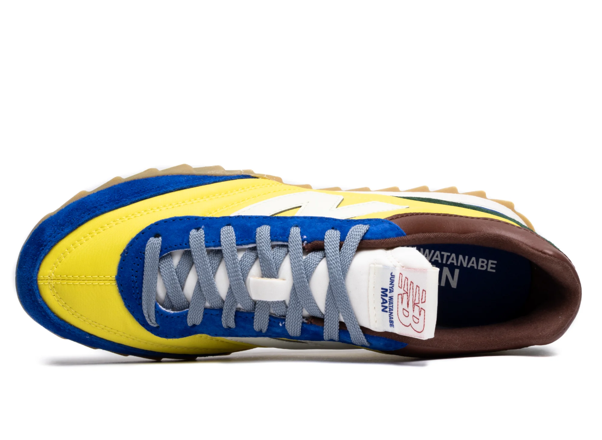 Junya Watanabe MAN x New Balance RC30 in Yellow and Blue - Image 4