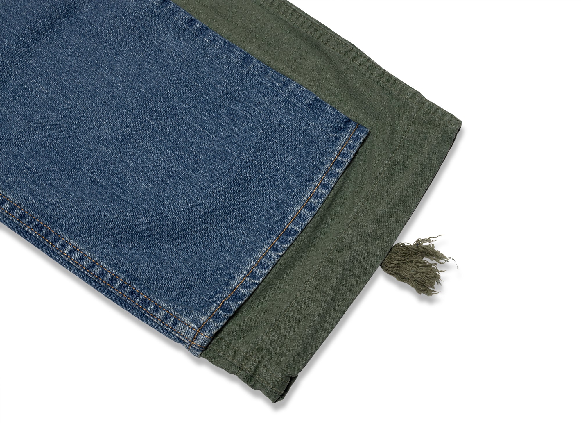 Junya Watanabe Pants in Indigo / Green - Image 2