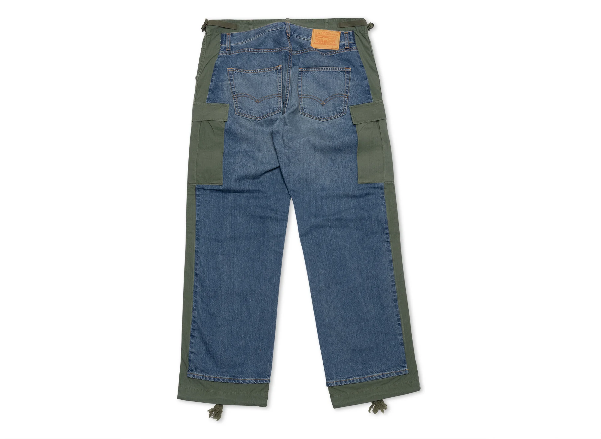 Junya Watanabe Pants in Indigo / Green - Image 4