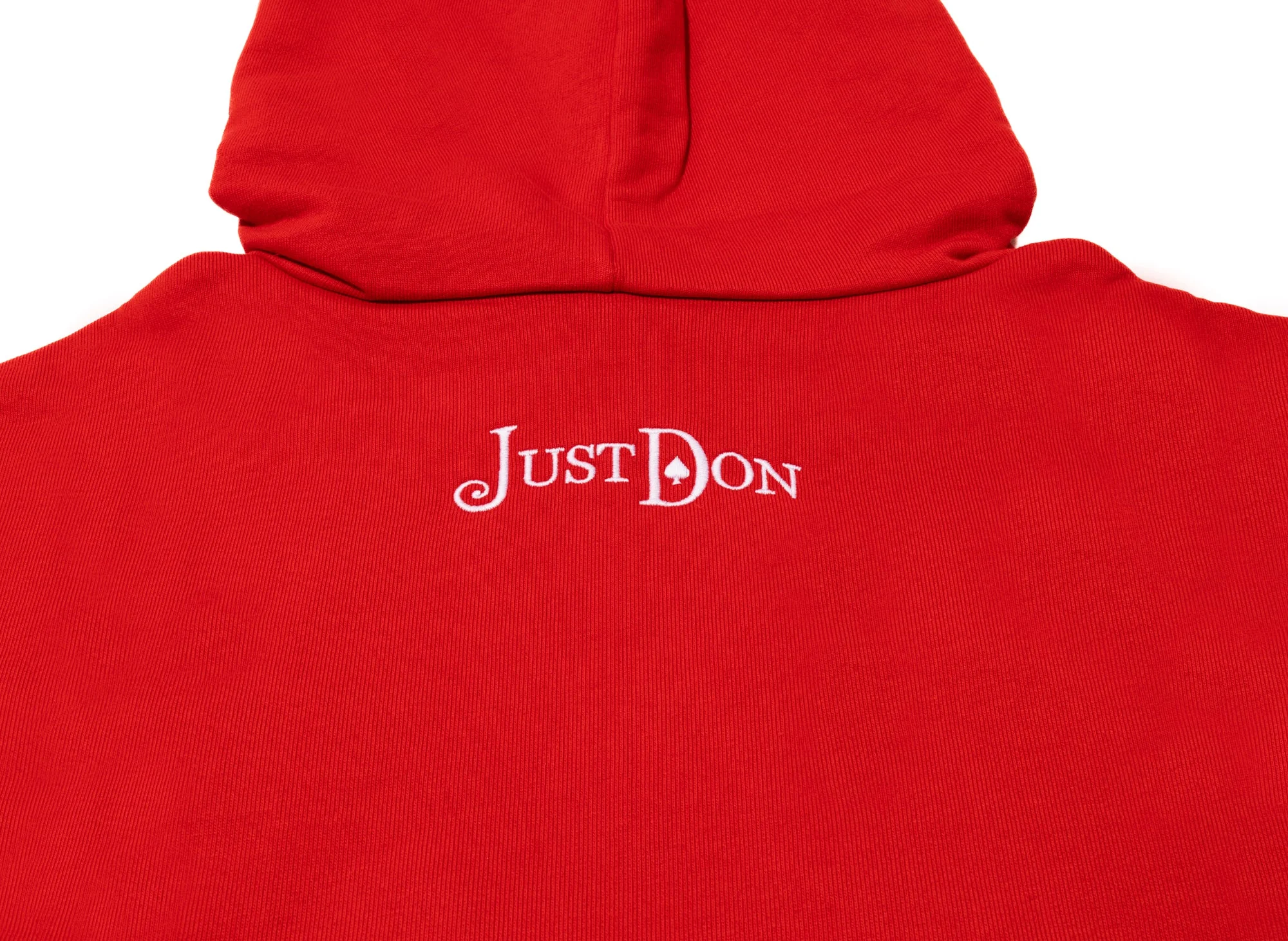 Just Don Authorized Dealer Hoodie red - Image 4