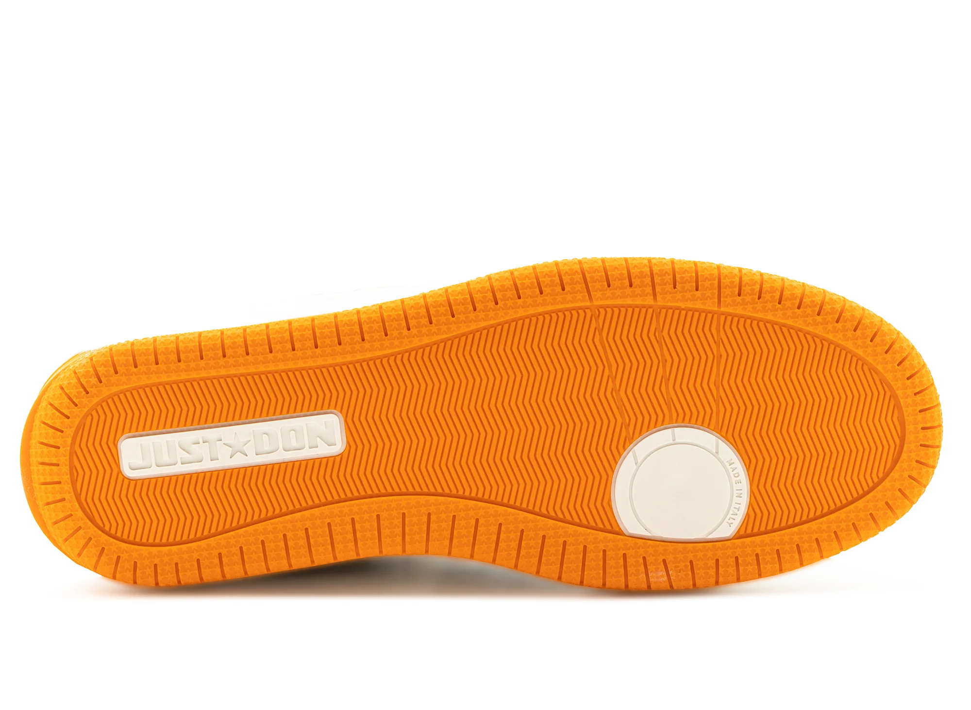 Just Don Courtside Tennis Mid WOT 'White Orange Teal' - Image 5