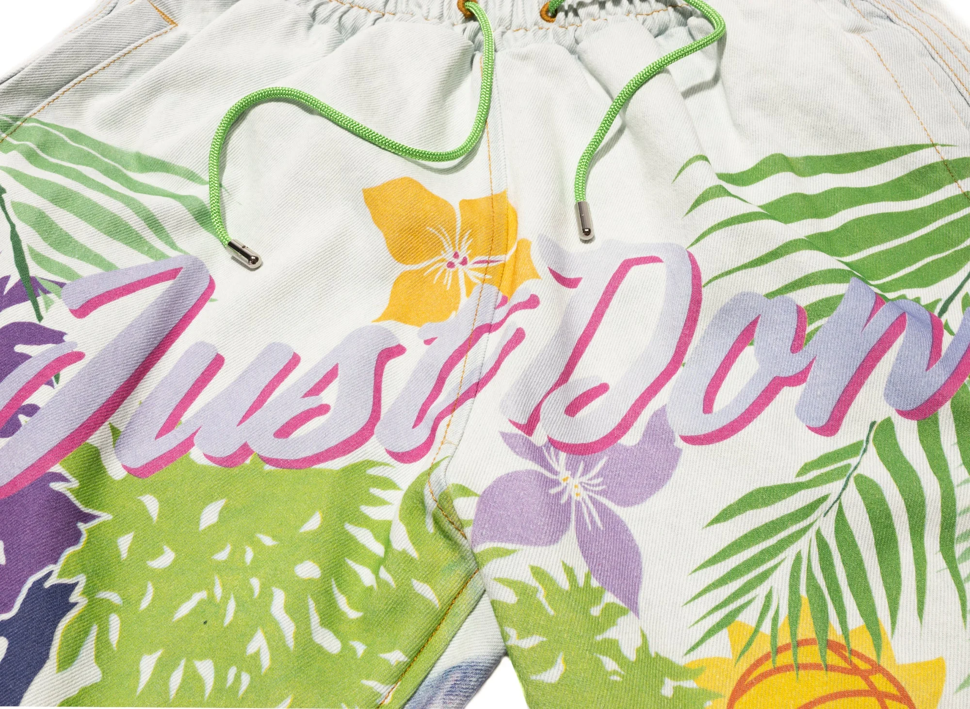 Just Don Denim Tropic Shorts - Image 2
