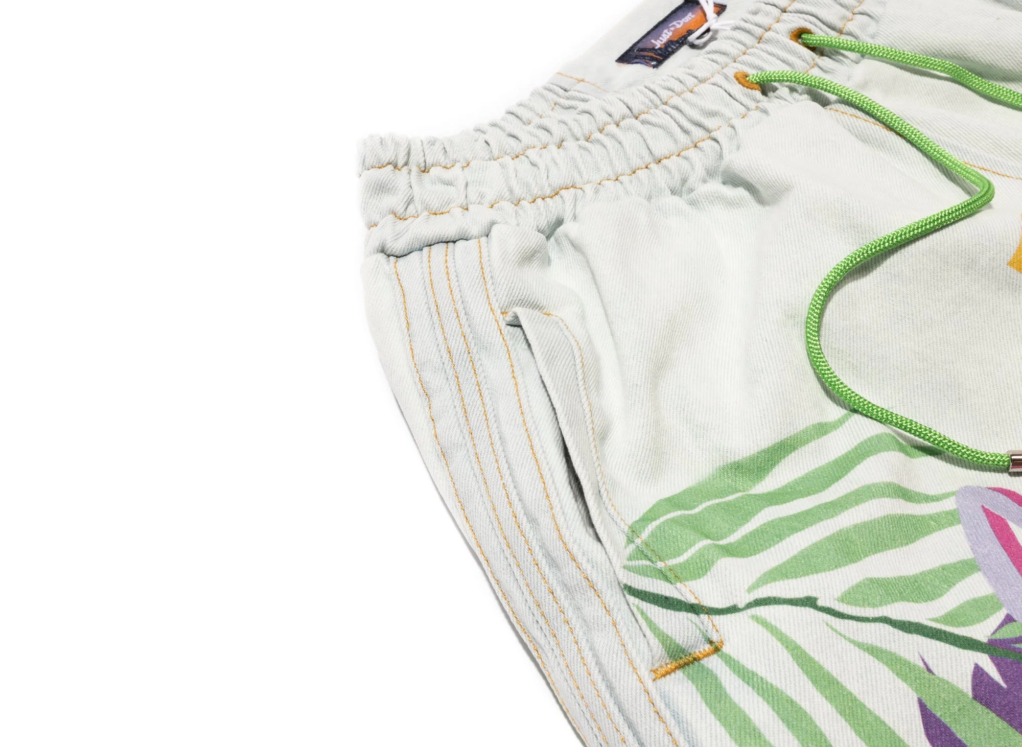 Just Don Denim Tropic Shorts - Image 5