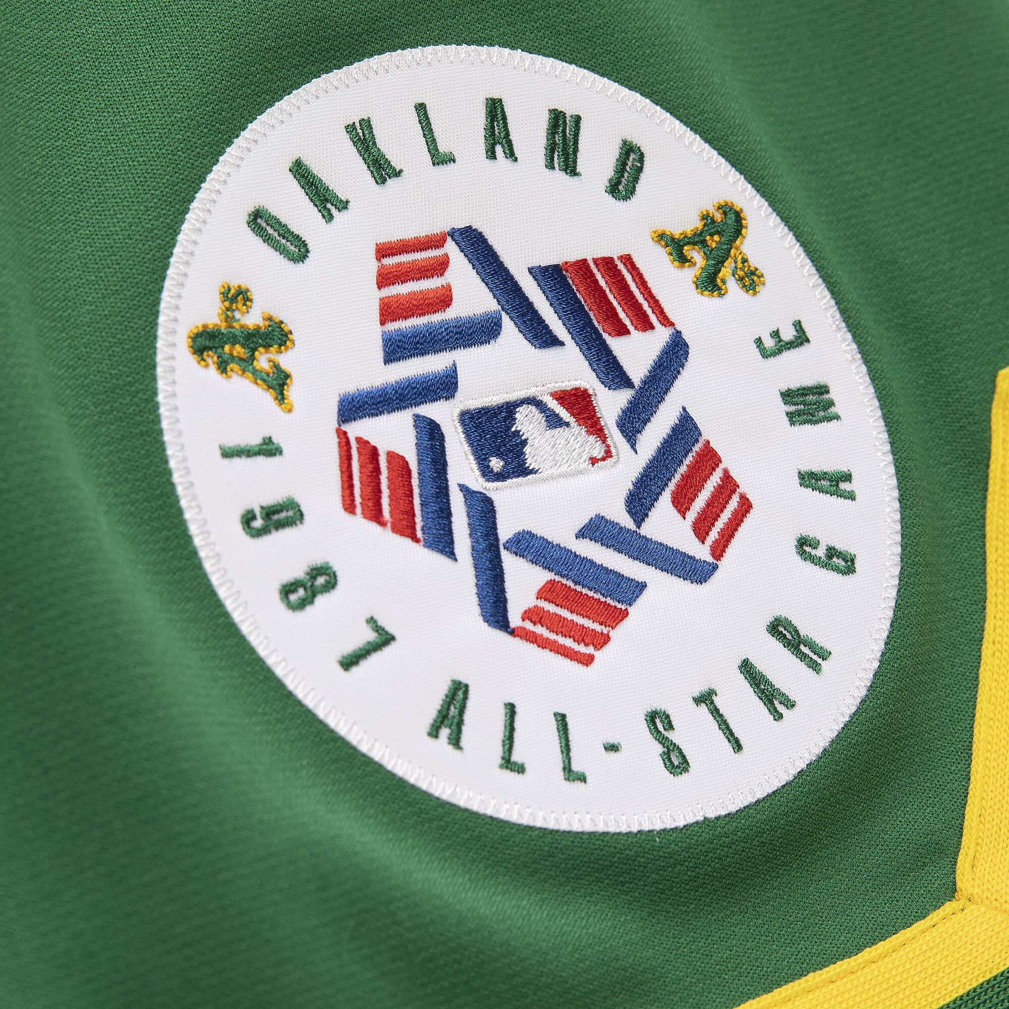 Just Don x Mitchell & Ness Homerun Derby Oakland Athletics Shorts - Image 4