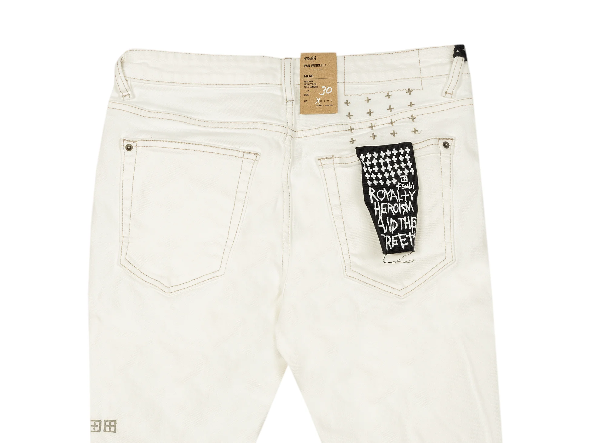 Ksubi Van Winkle Ivory Jeans - Image 2