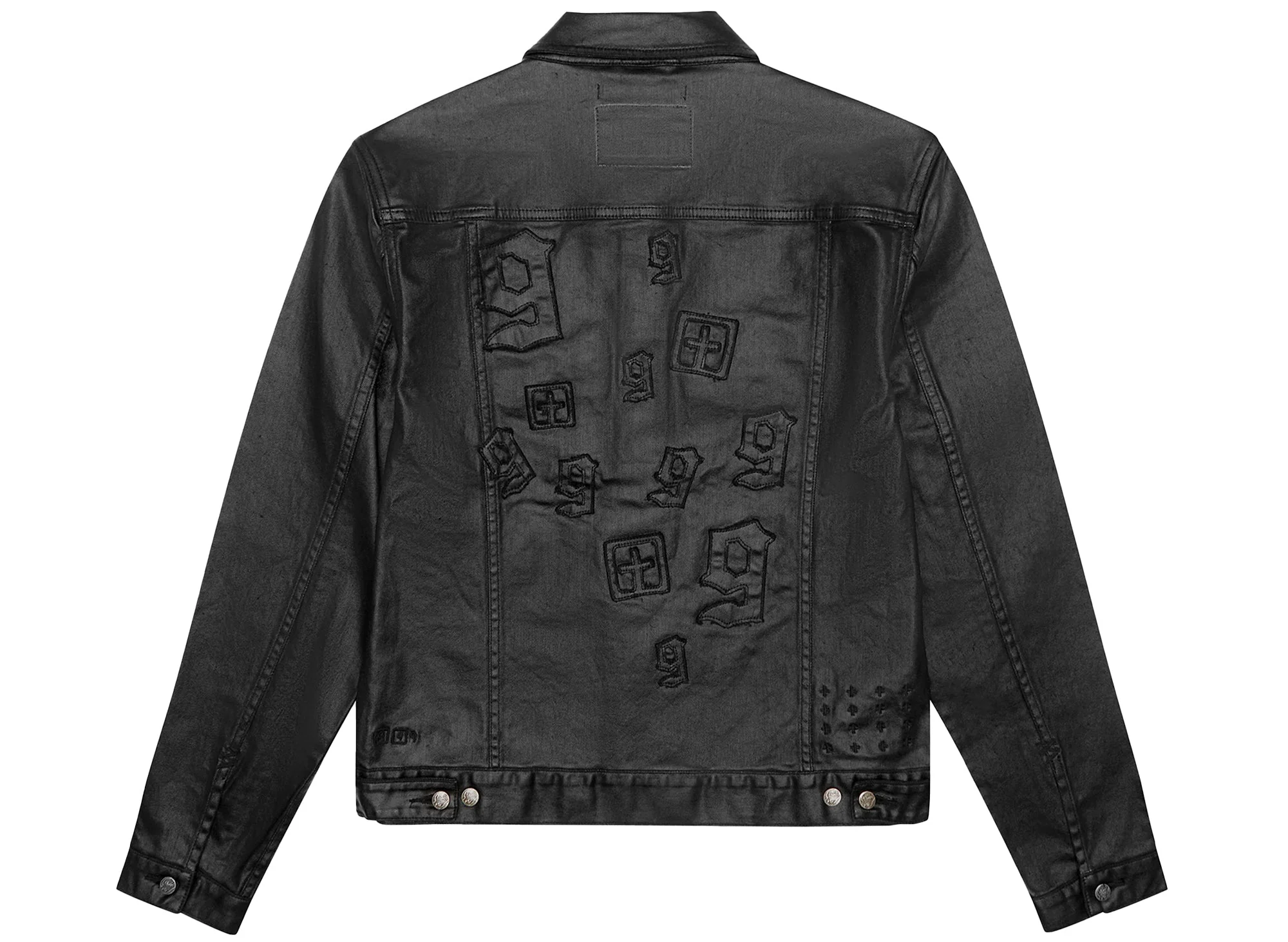 Ksubi x Juice WRLD 999 Black Wax Classic Jacket - Image 2
