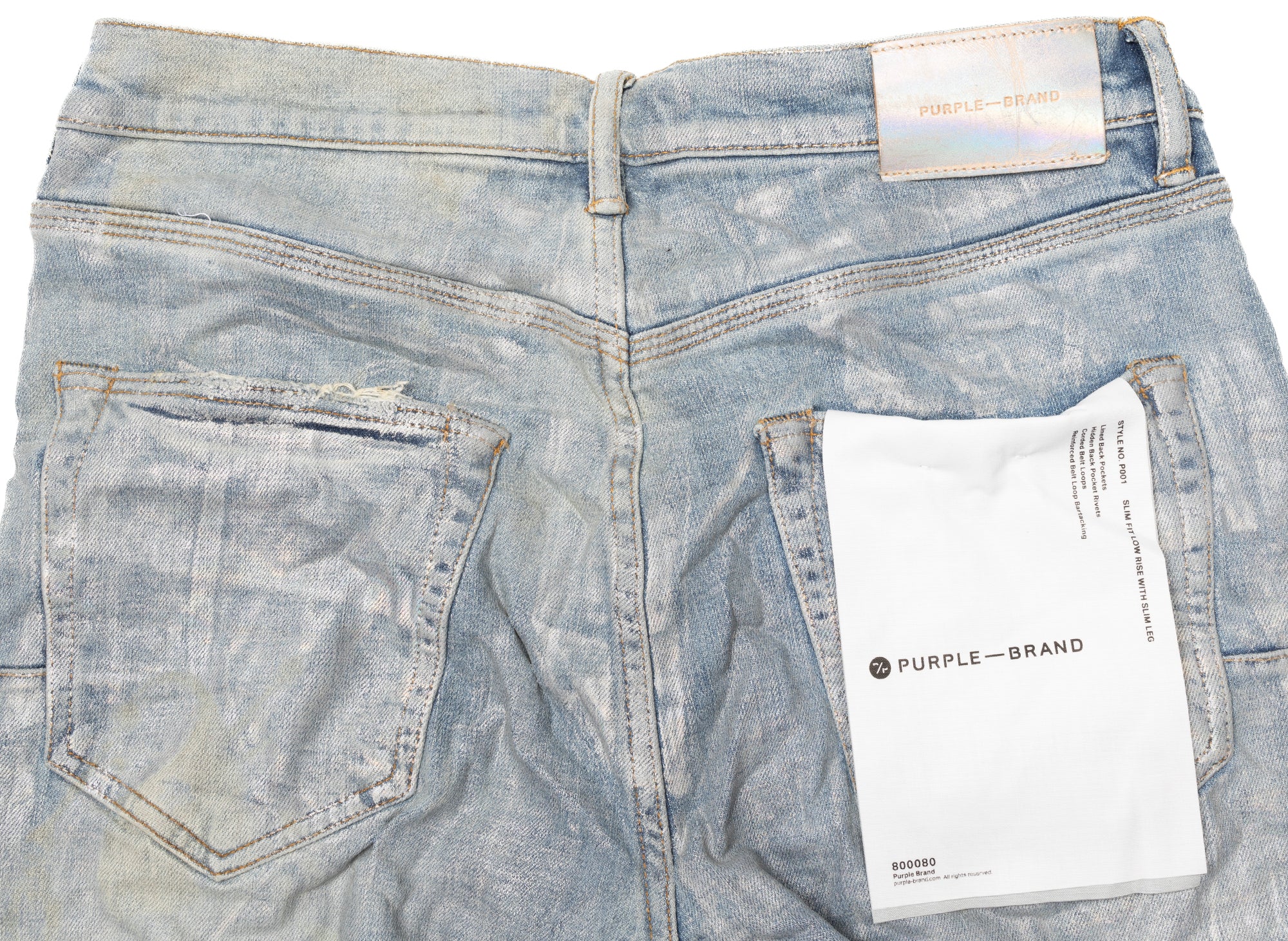 PURPLE-BRAND Iridescent Pearl Jeans - Image 2