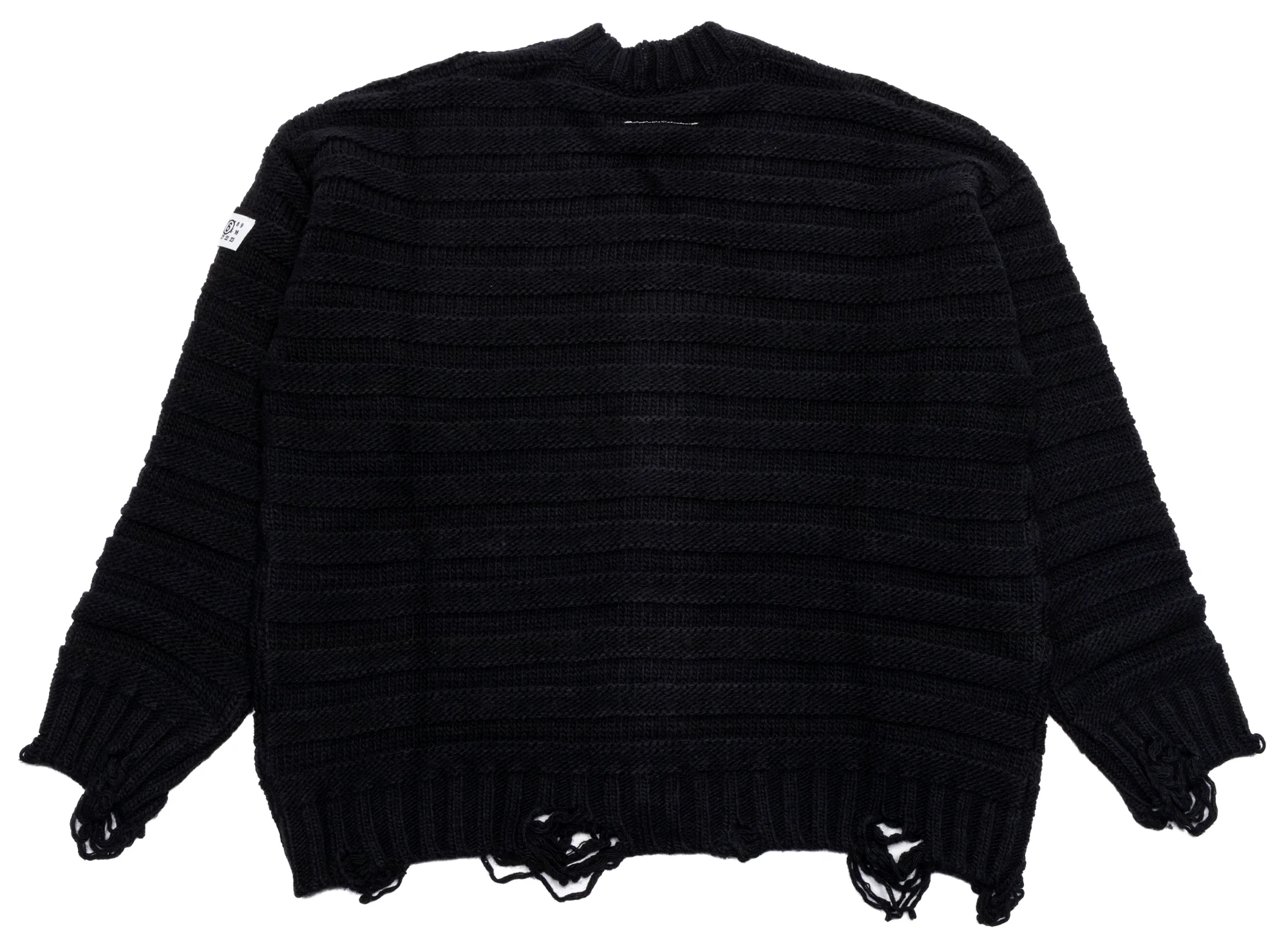 Maison Margiela MM6 Distressed Knit Cardigan - Image 3