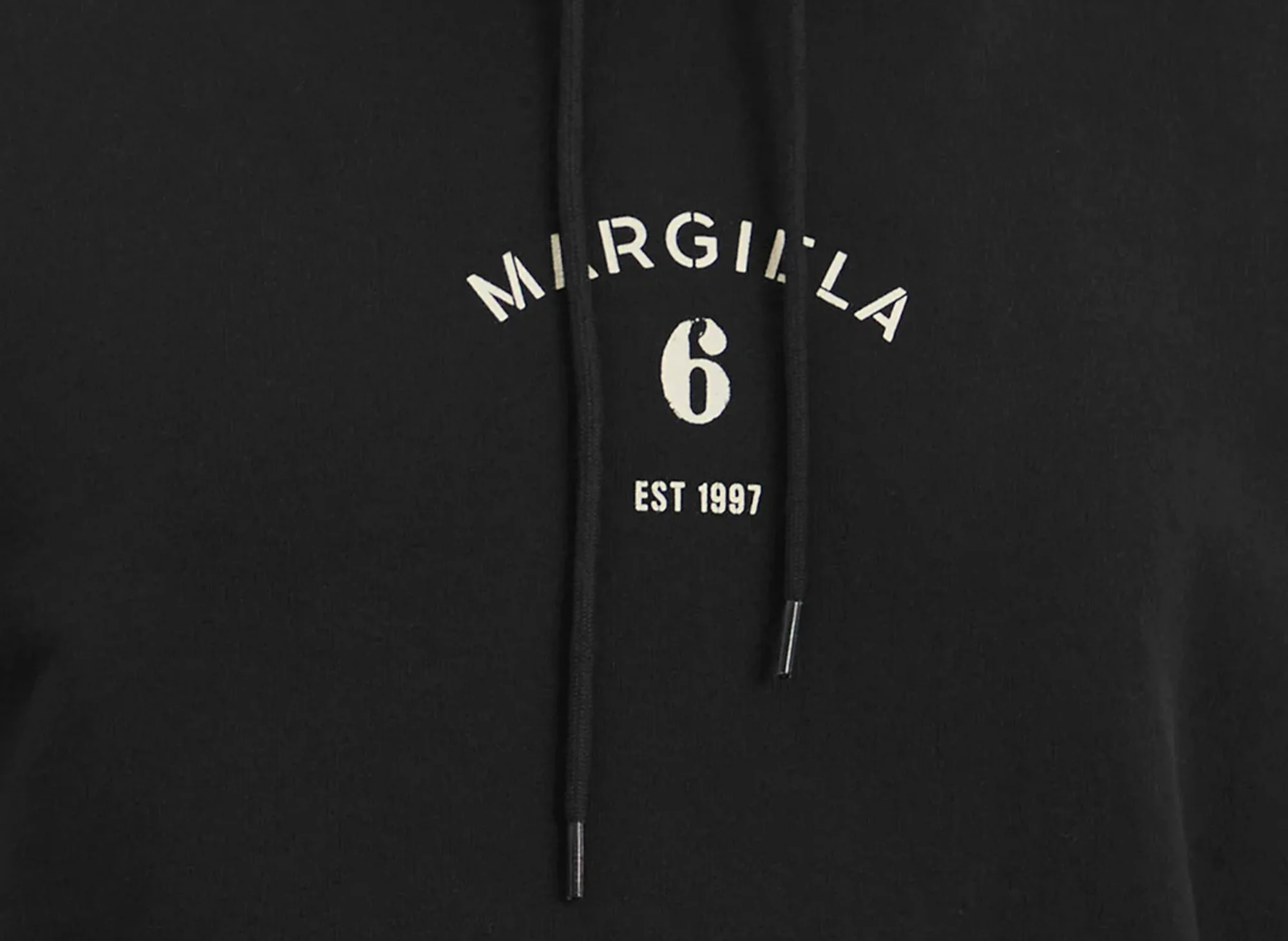 Maison Margiela MM6 Mannequin Print Hooded Sweatshirt in Black - Image 2