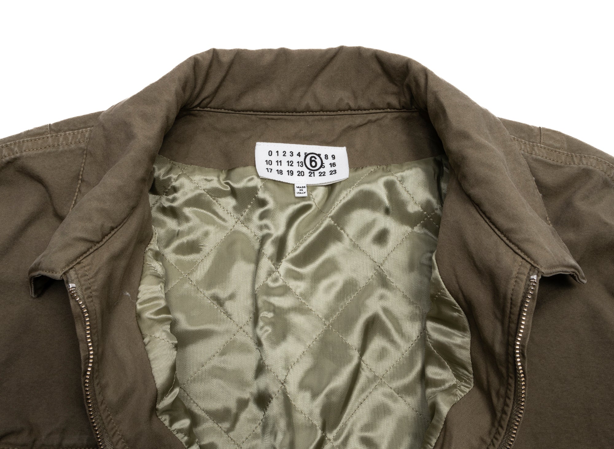 Maison Margiela MM6 Padded Canvas Overshirt Jacket - Image 3