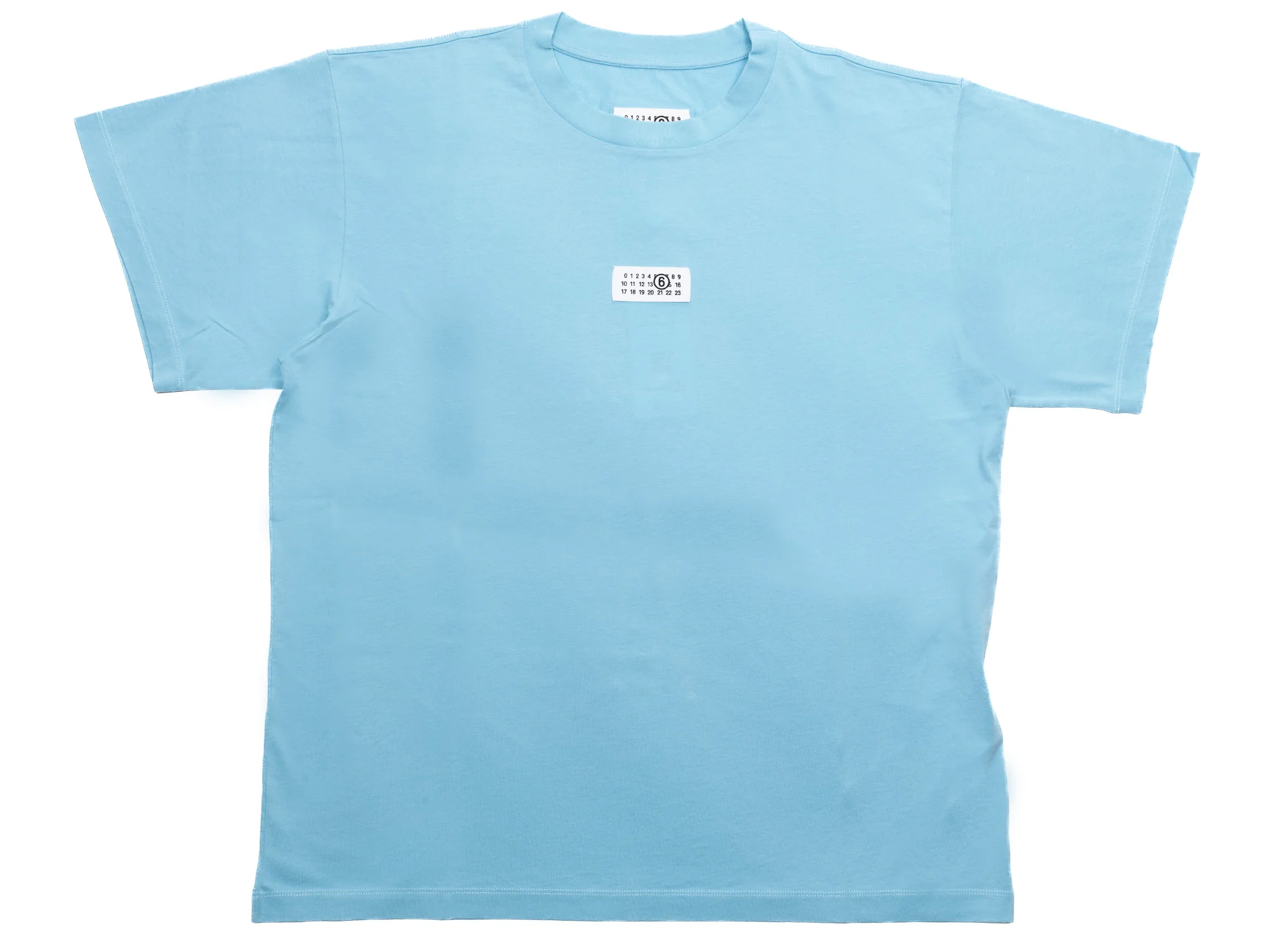 Maison Margiela MM6 Patch T-Shirt in Blue - Image 2