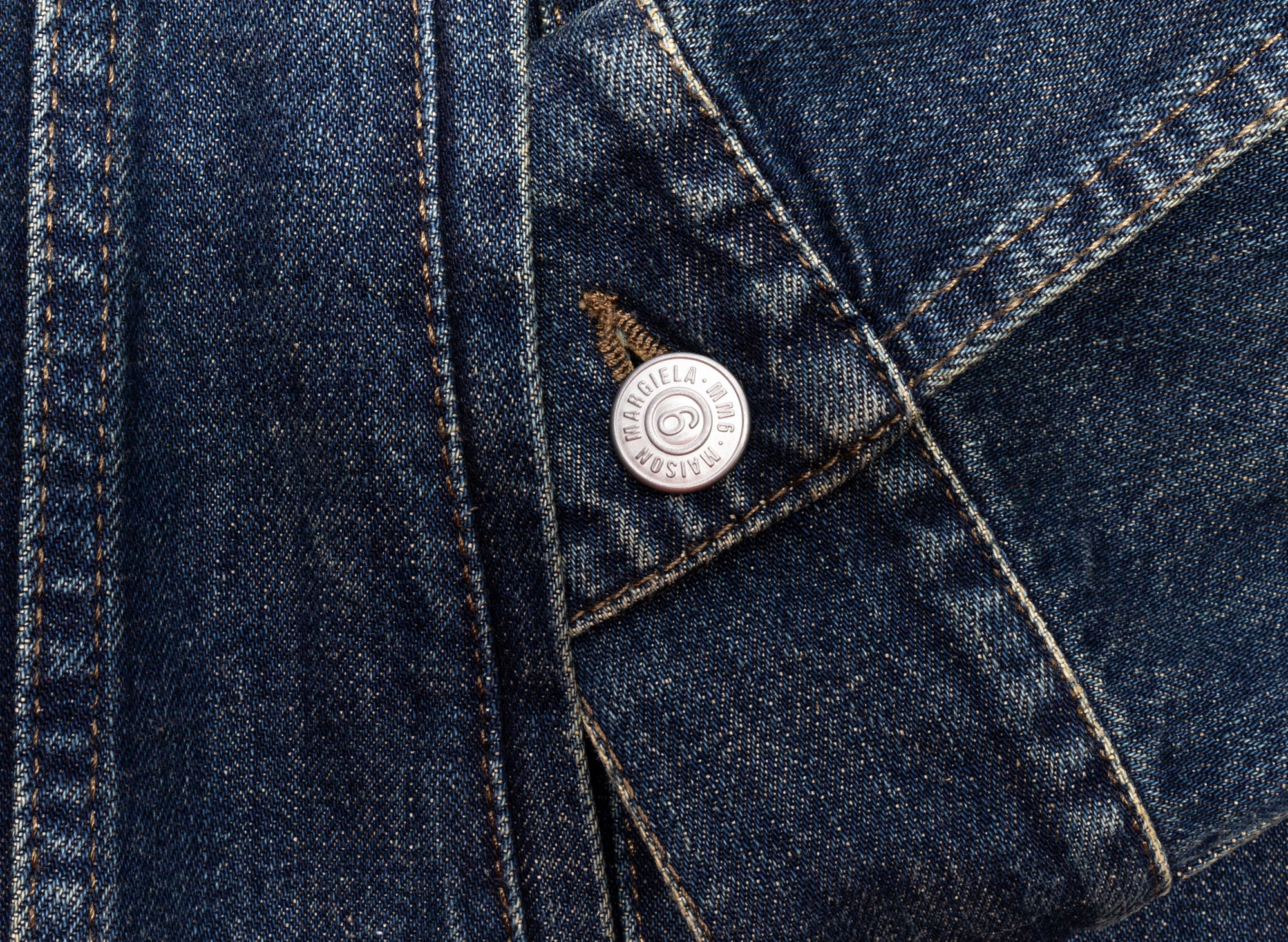 Maison Margiela MM6 Distressed Denim Sports Jacket - Image 3