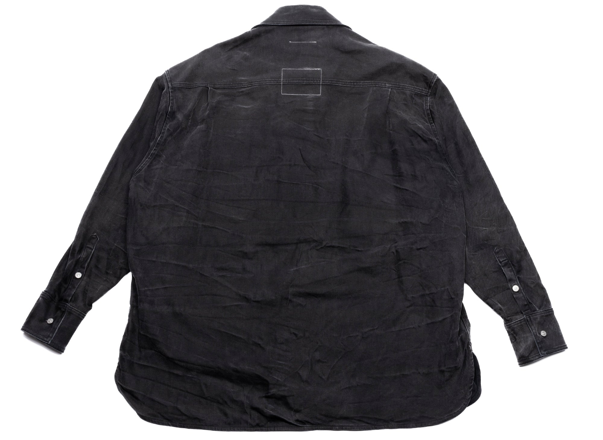 Maison Margiela MM6 Oversized Denim Long Sleeve Shirt - Image 3