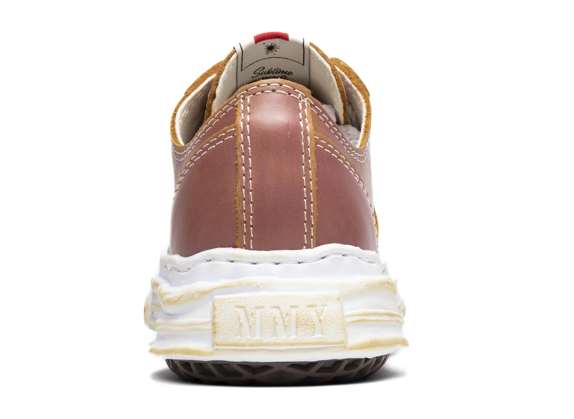 Maison Mihara Yasuhiro Leather Hank OG in Red - Image 2