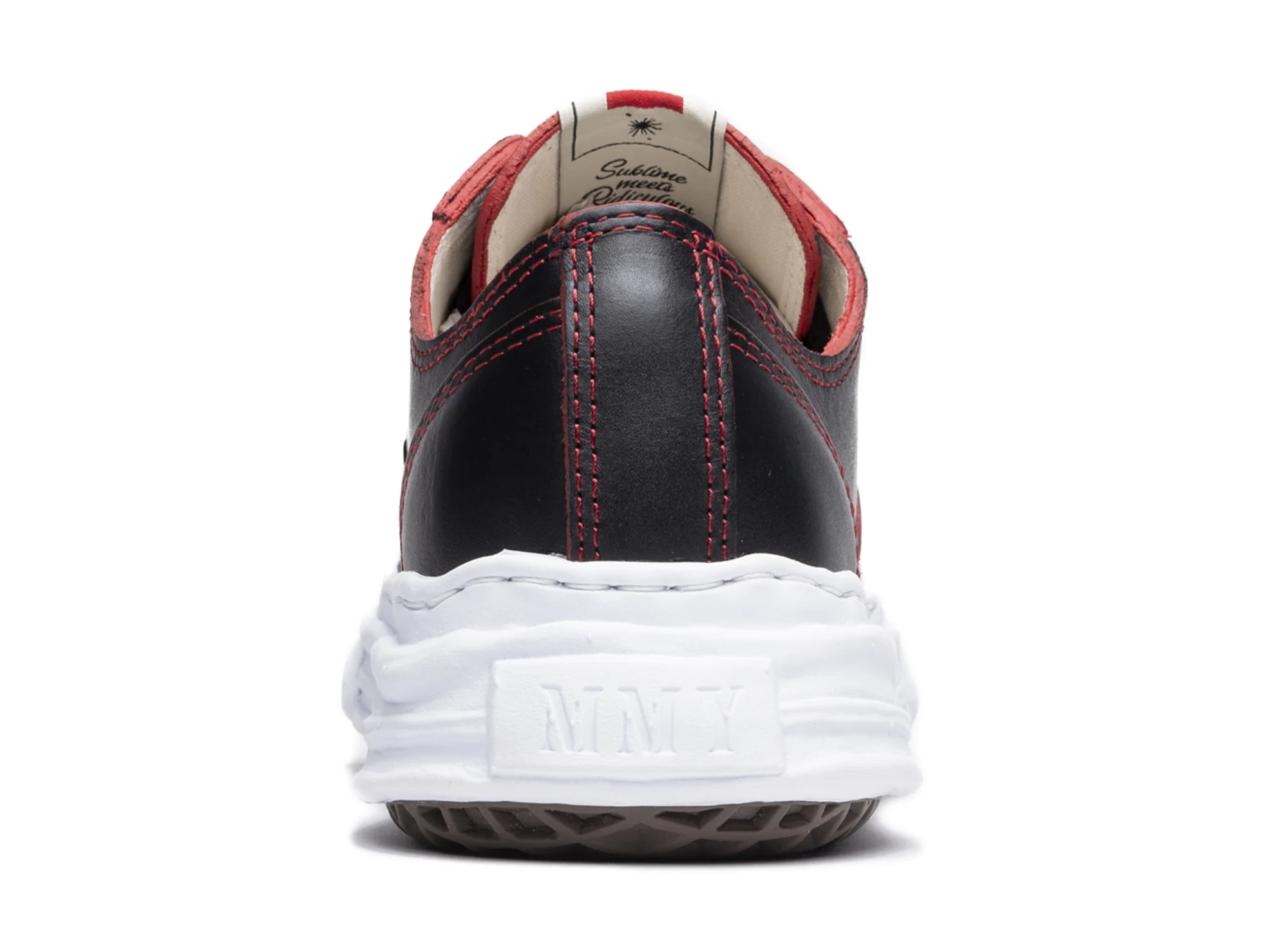 Maison Mihara Yasuhiro Leather Peterson Low in Black - Image 2