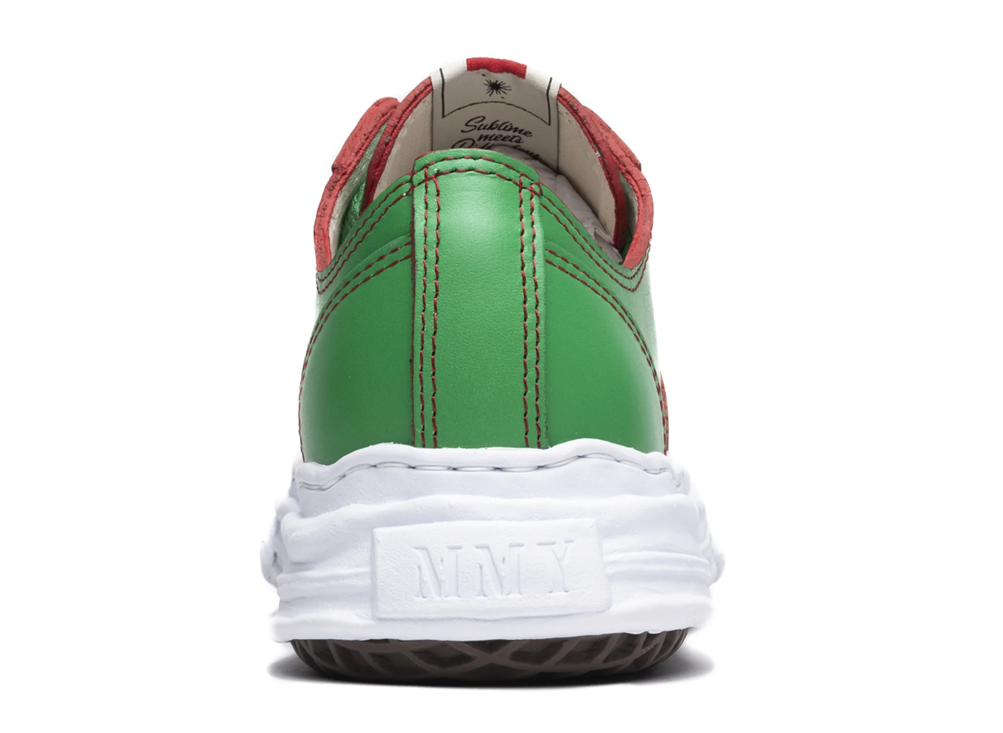 Maison Mihara Yasuhiro Leather Peterson Low in Green - Image 2