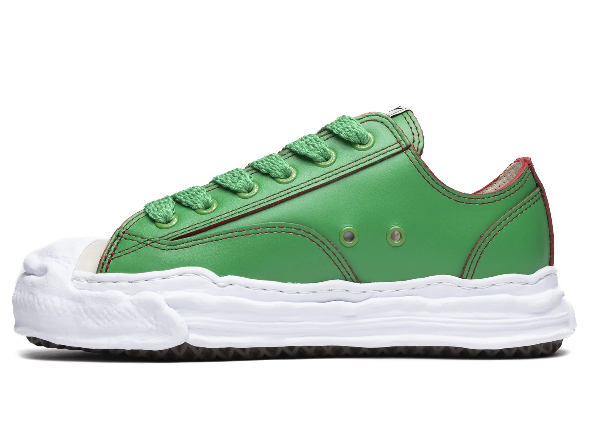 Maison Mihara Yasuhiro Leather Peterson Low in Green - Image 3