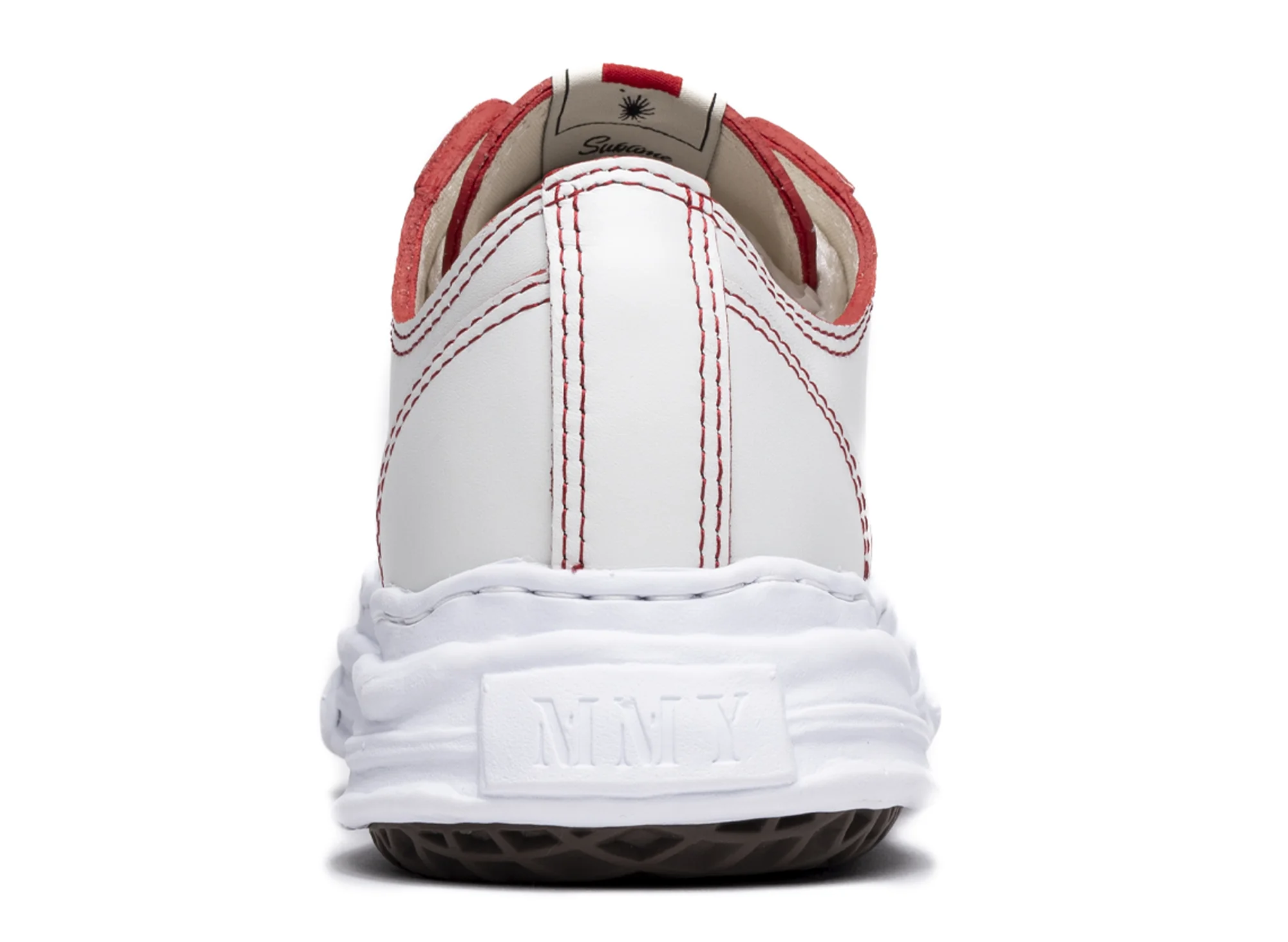 Maison Mihara Yasuhiro Leather Peterson Low in White - Image 2