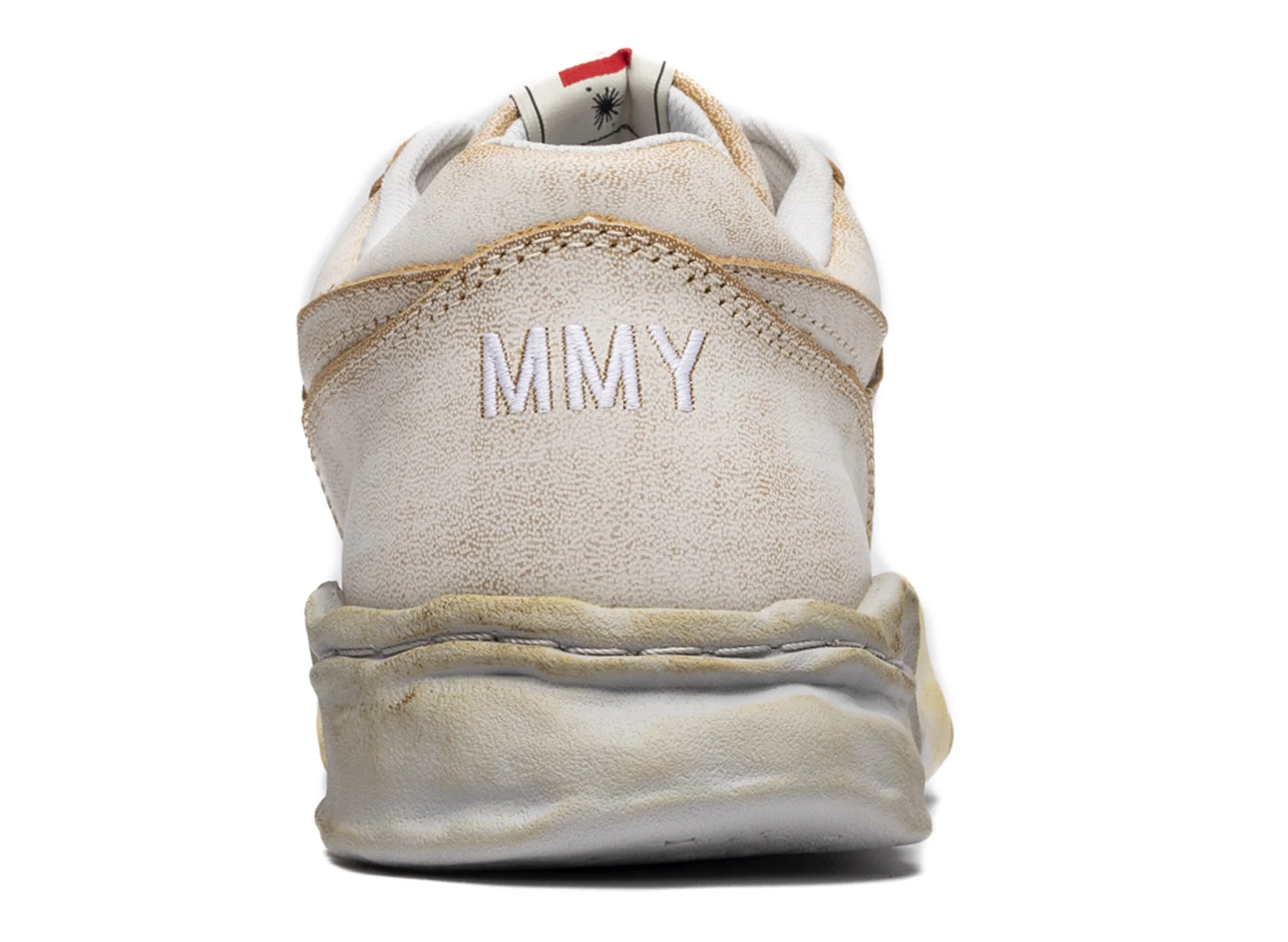 Maison Mihara Yasuhiro Leather Parker OG in White - Image 2