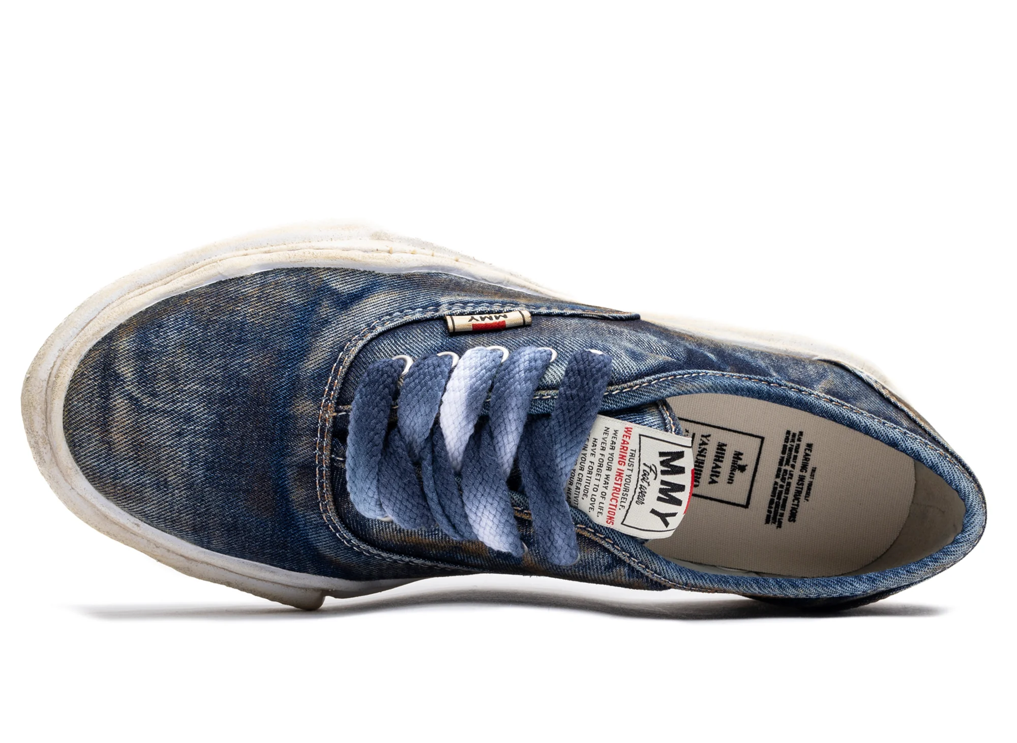 Maison Mihara Yasuhiro Denim Baker Low in Blue - Image 4