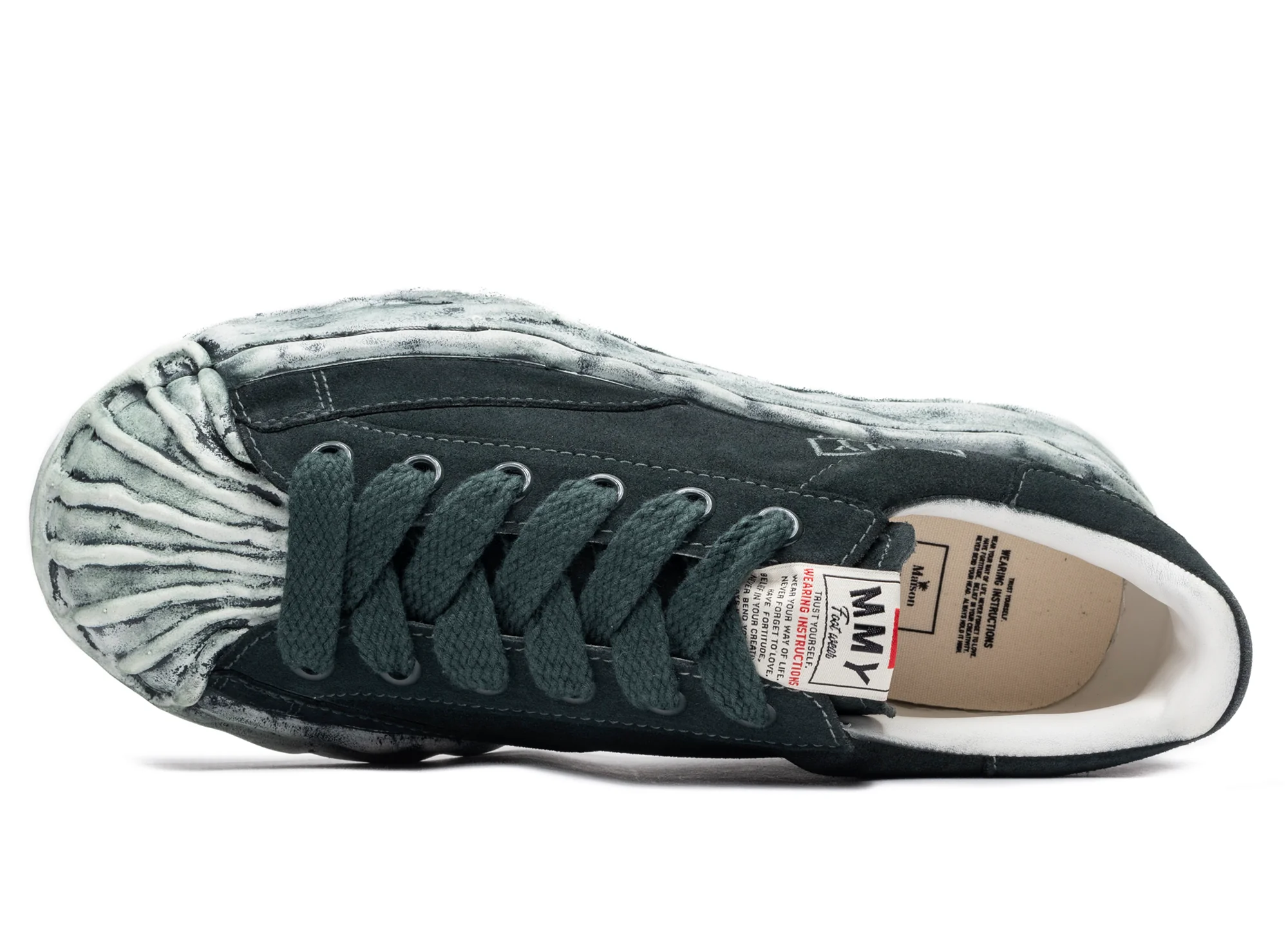 Maison Mihara Yasuhiro Blakey Low in Green - Image 4