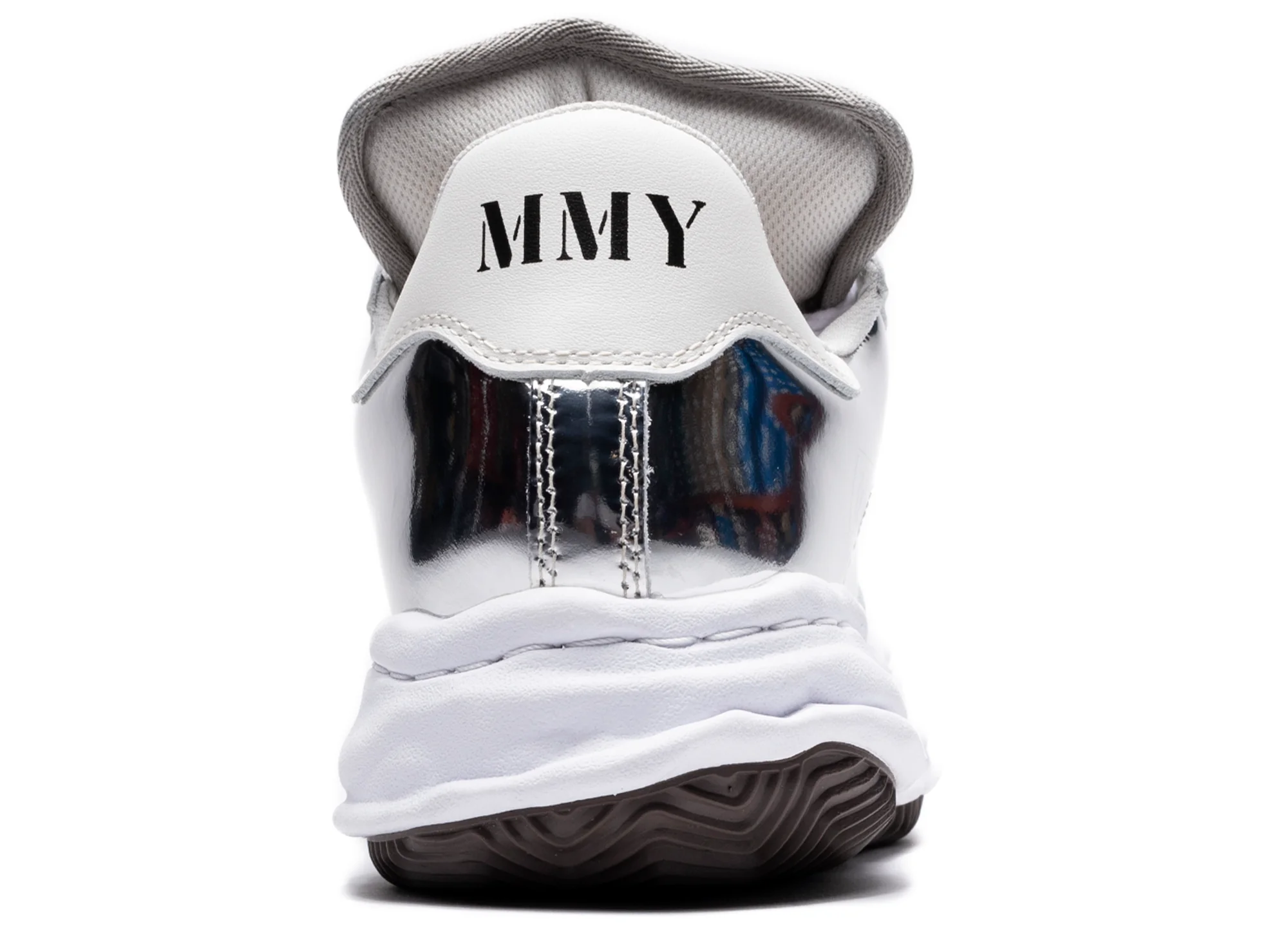 Maison Mihara Yasuhiro Blakey Low in Silver Metallic - Image 2