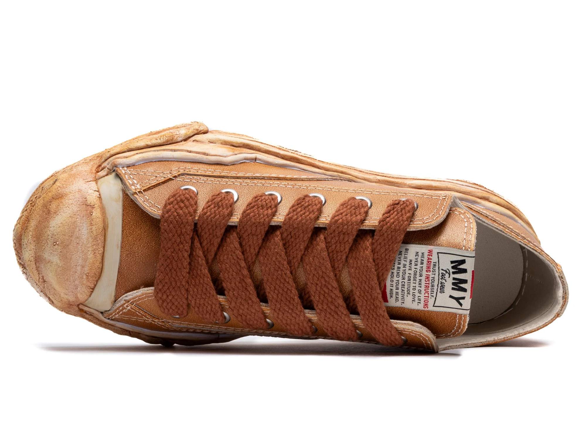 Maison Mihara Yasuhiro Hank Low in Brown - Image 4