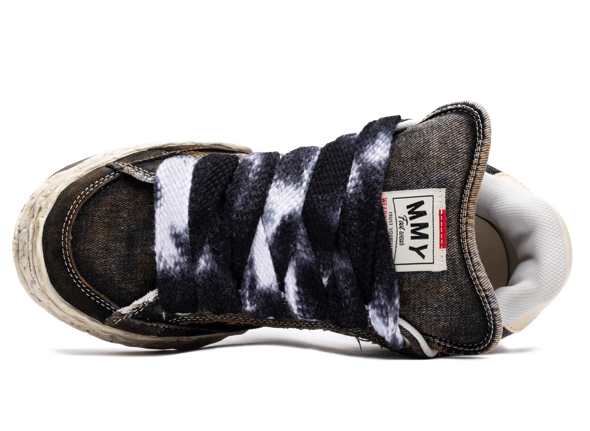 Maison Mihara Yasuhiro Denim Herbie Puffer in Black - Image 4