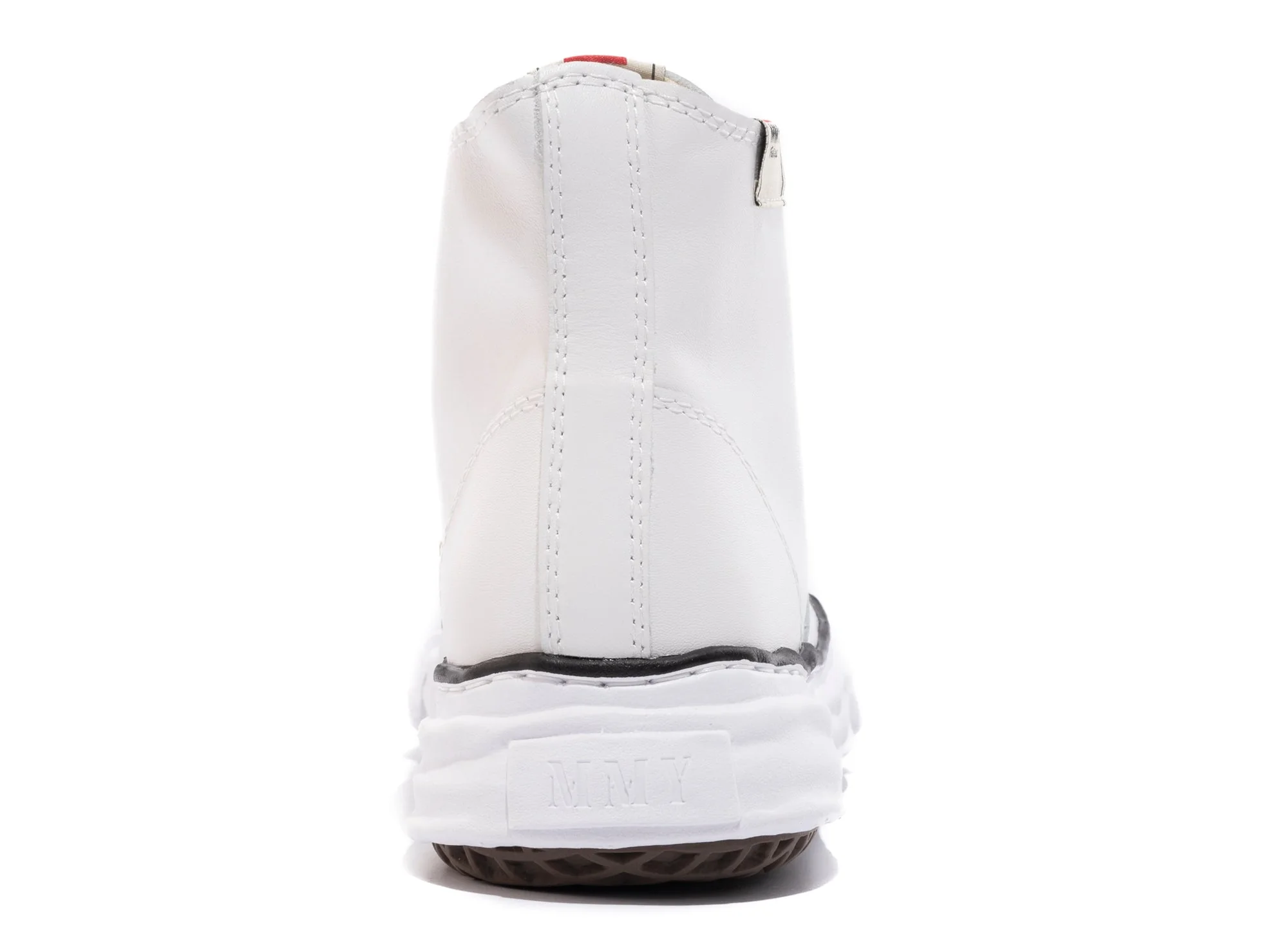 Maison Mihara Yasuhiro High Top Lace Up Sneaker in White - Image 2