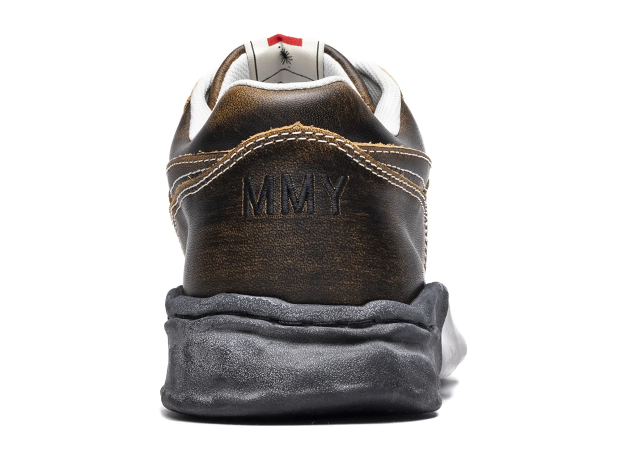 Maison Mihara Yasuhiro Leather Parker OG in Black - Image 2