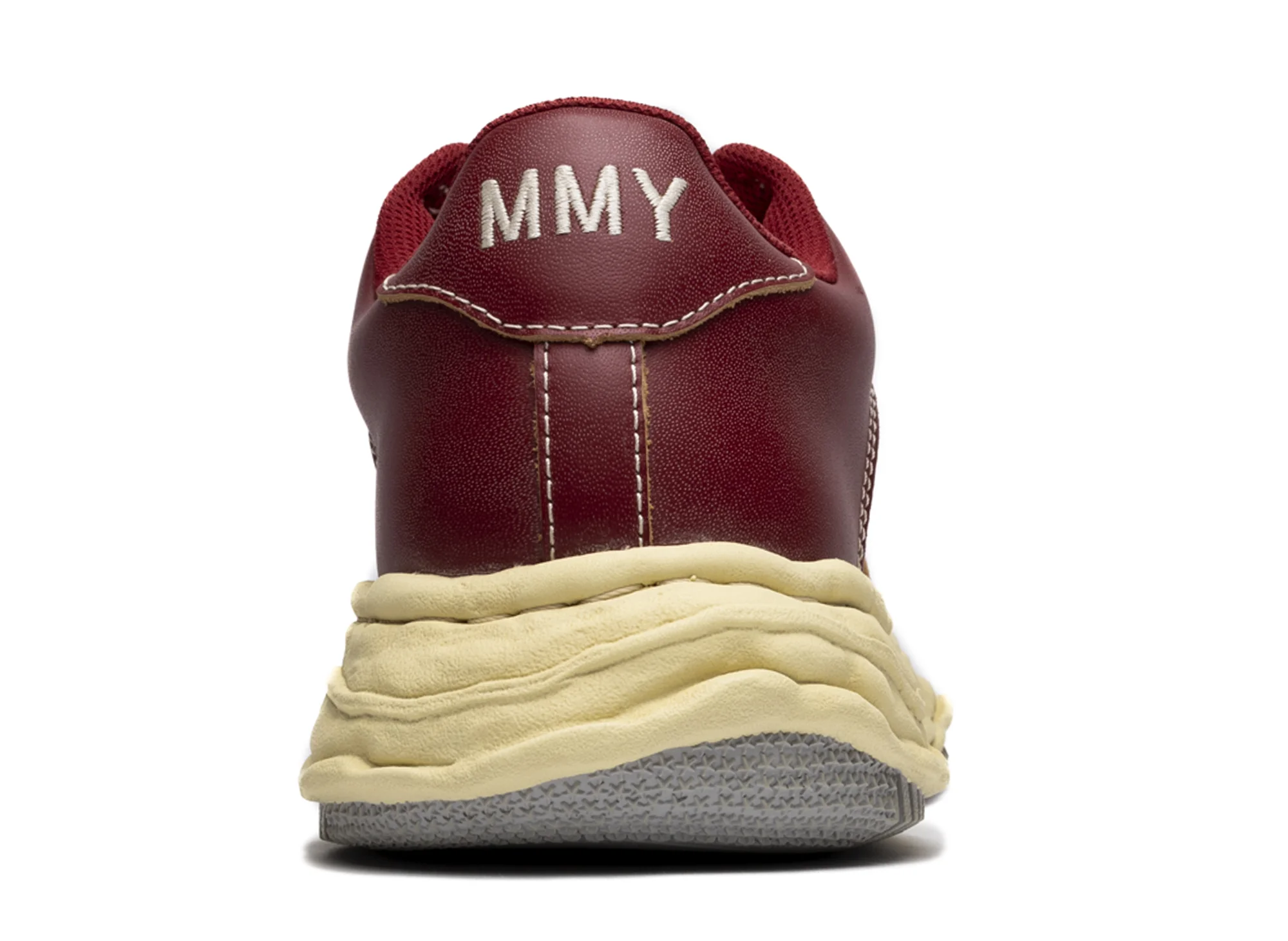 Maison Mihara Yasuhiro Leather Wayne Low 'Red/White' - Image 2