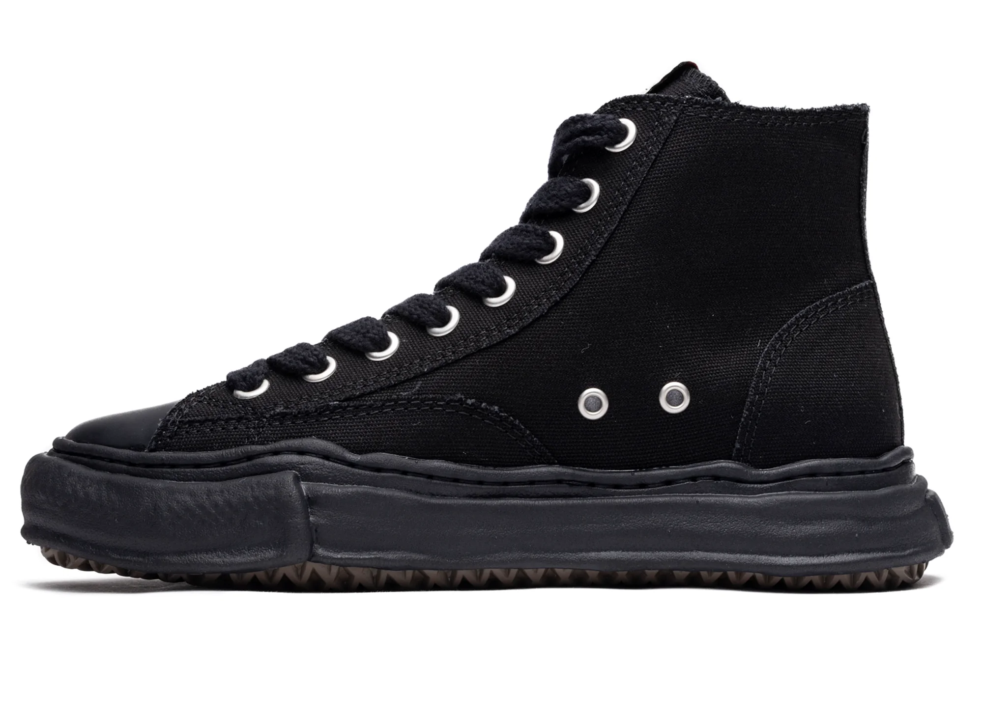 Maison Mihara Yasuhiro Peterson High in Black/Black - Image 3