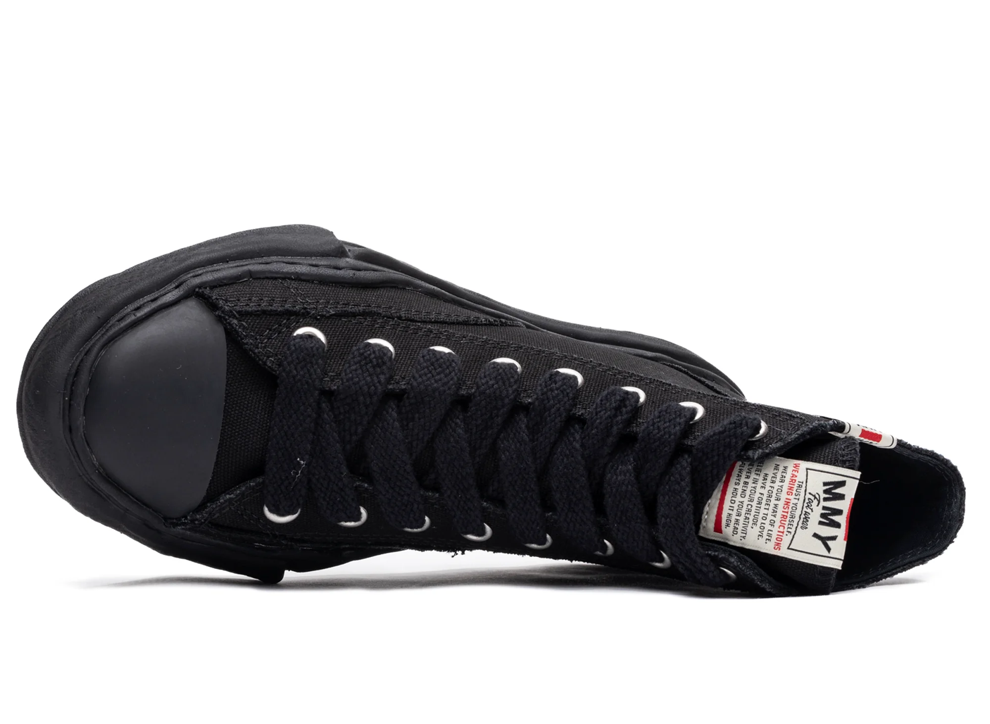 Maison Mihara Yasuhiro Peterson High in Black/Black - Image 4