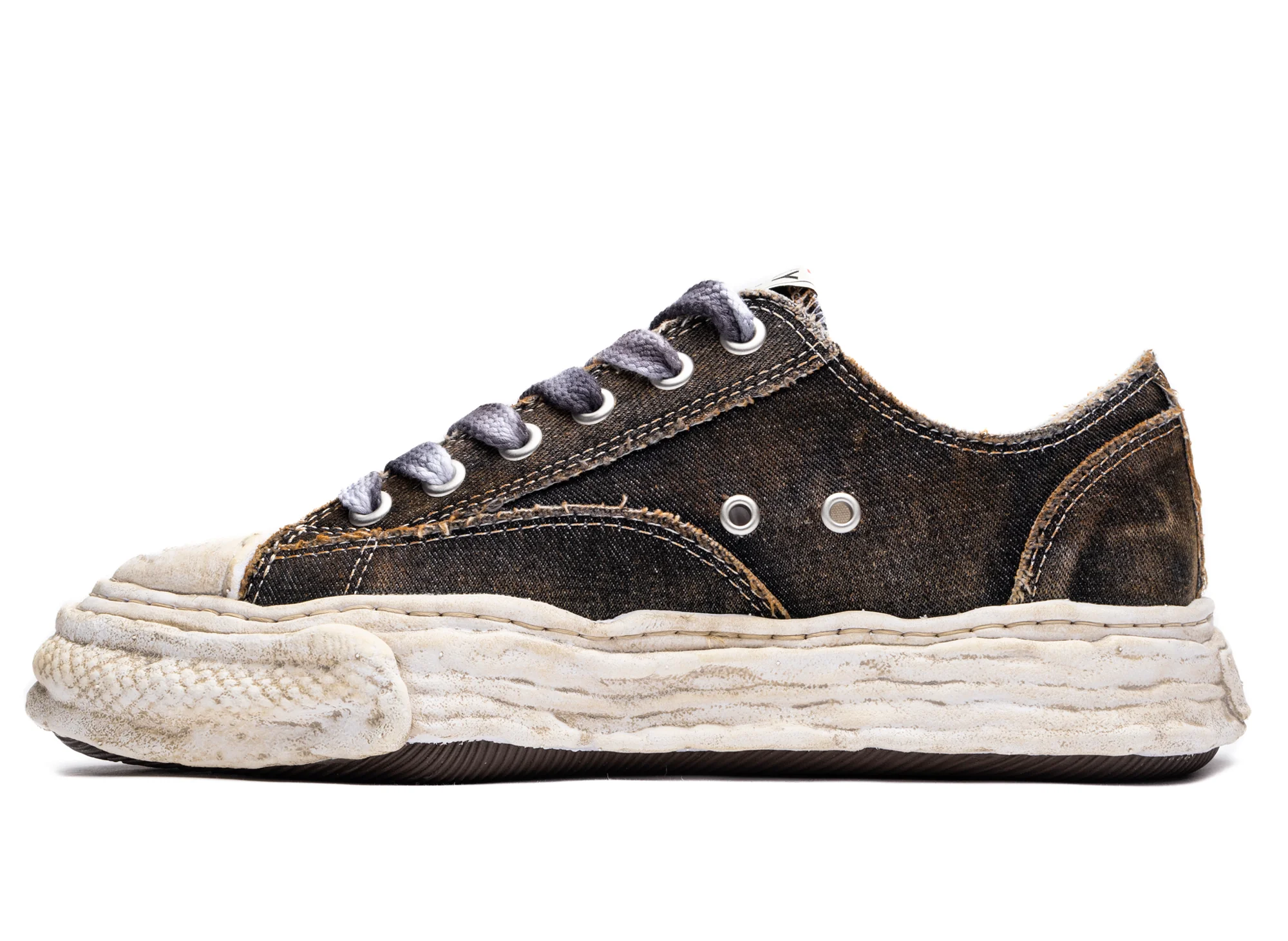 Maison Mihara Yasuhiro Denim Peterson Low in Black - Image 3