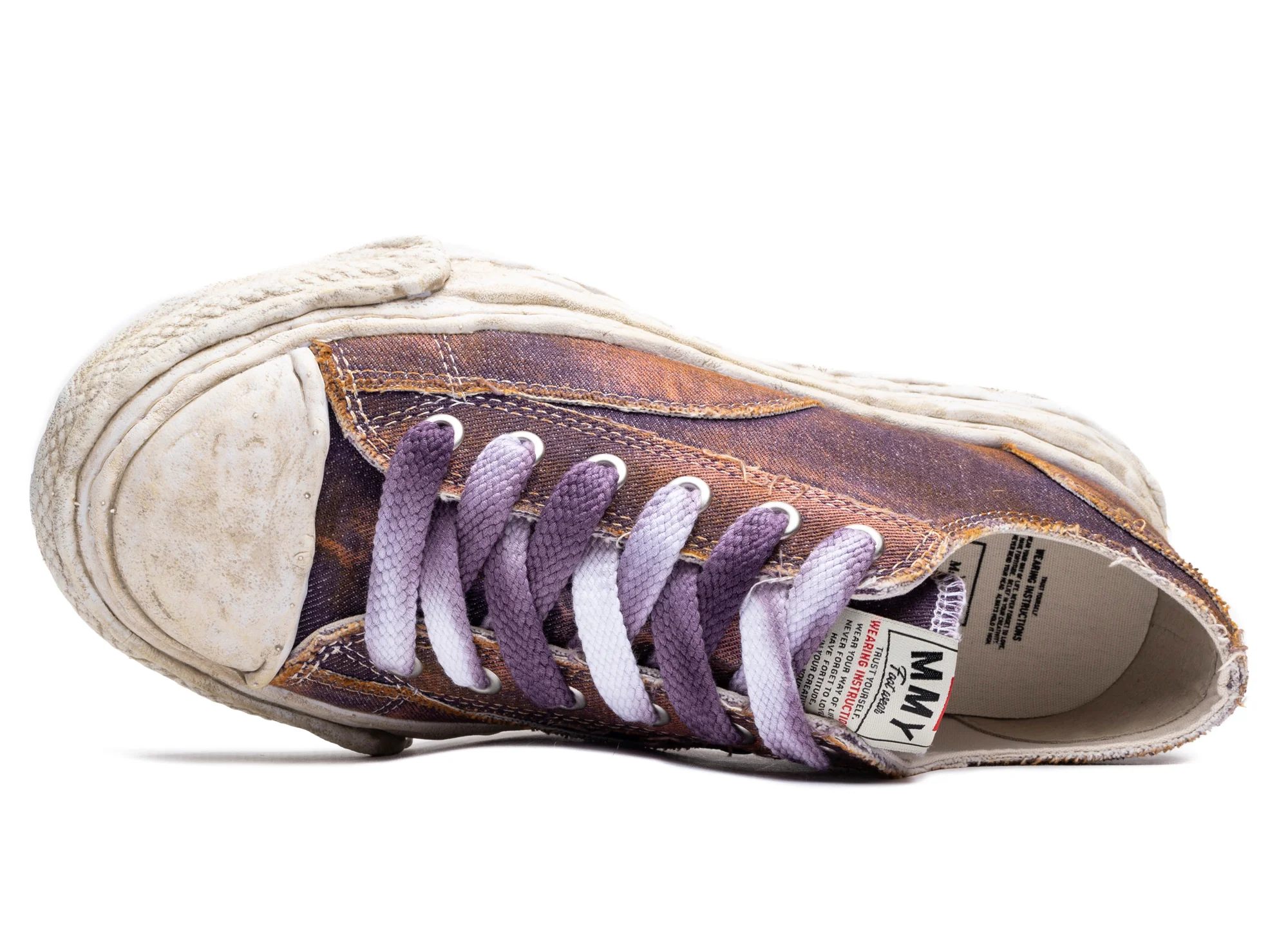 Maison Mihara Yasuhiro Denim Peterson Low in Purple - Image 4