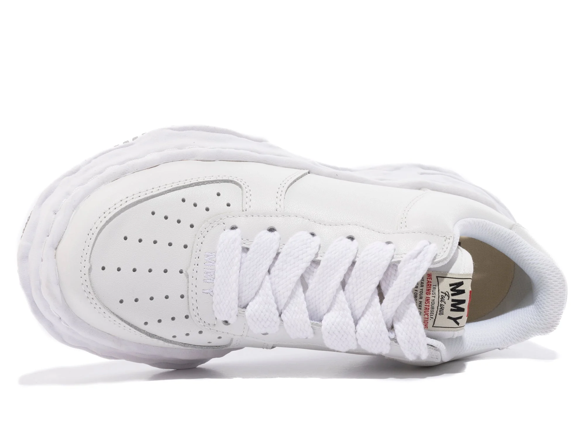 Maison Mihara Yasuhiro Wayne Original Low Top Sneaker in White - Image 4