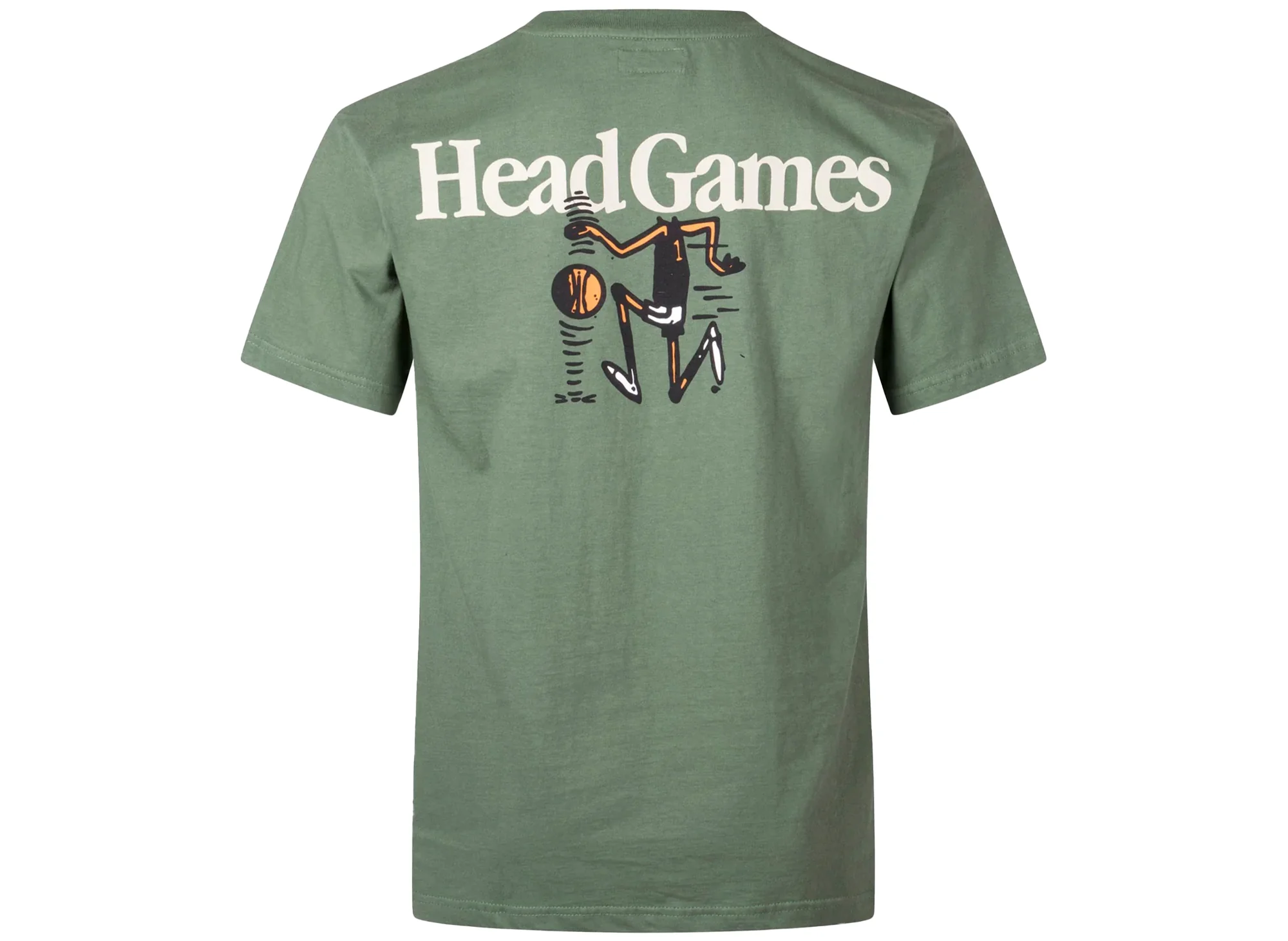Market Head Games S/S Tee in Green - Image 2