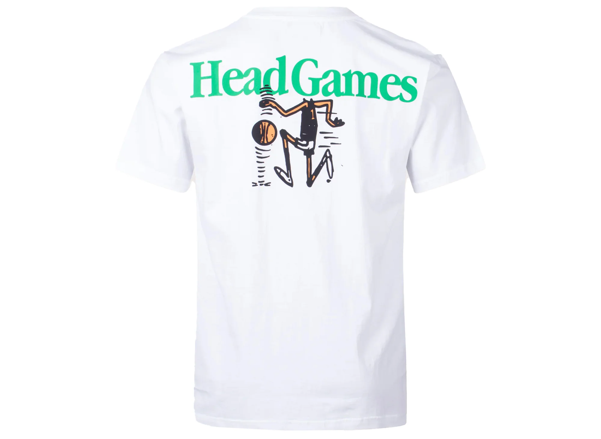 Market Head Games S/S Tee in White - Image 2