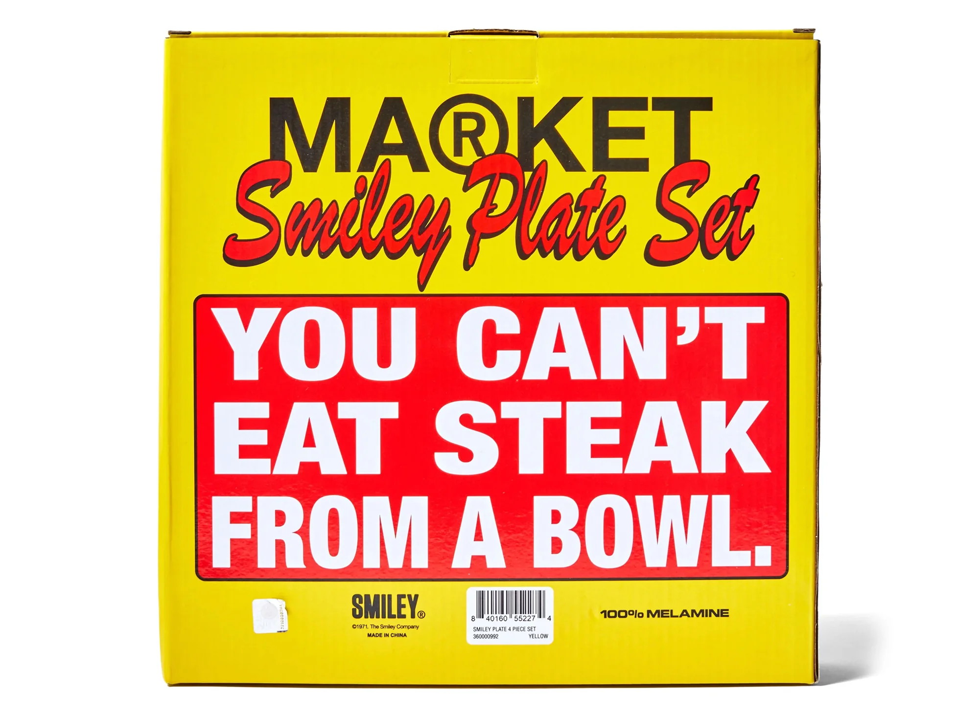 Market Smiley Plate 4 Piece Set - Image 3