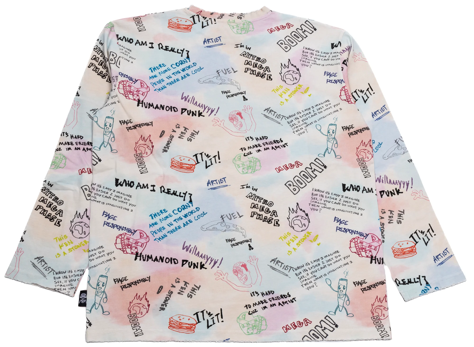 Members Of The Rage Cudi's Colors & Sketches L/S T-Shirt - Image 2
