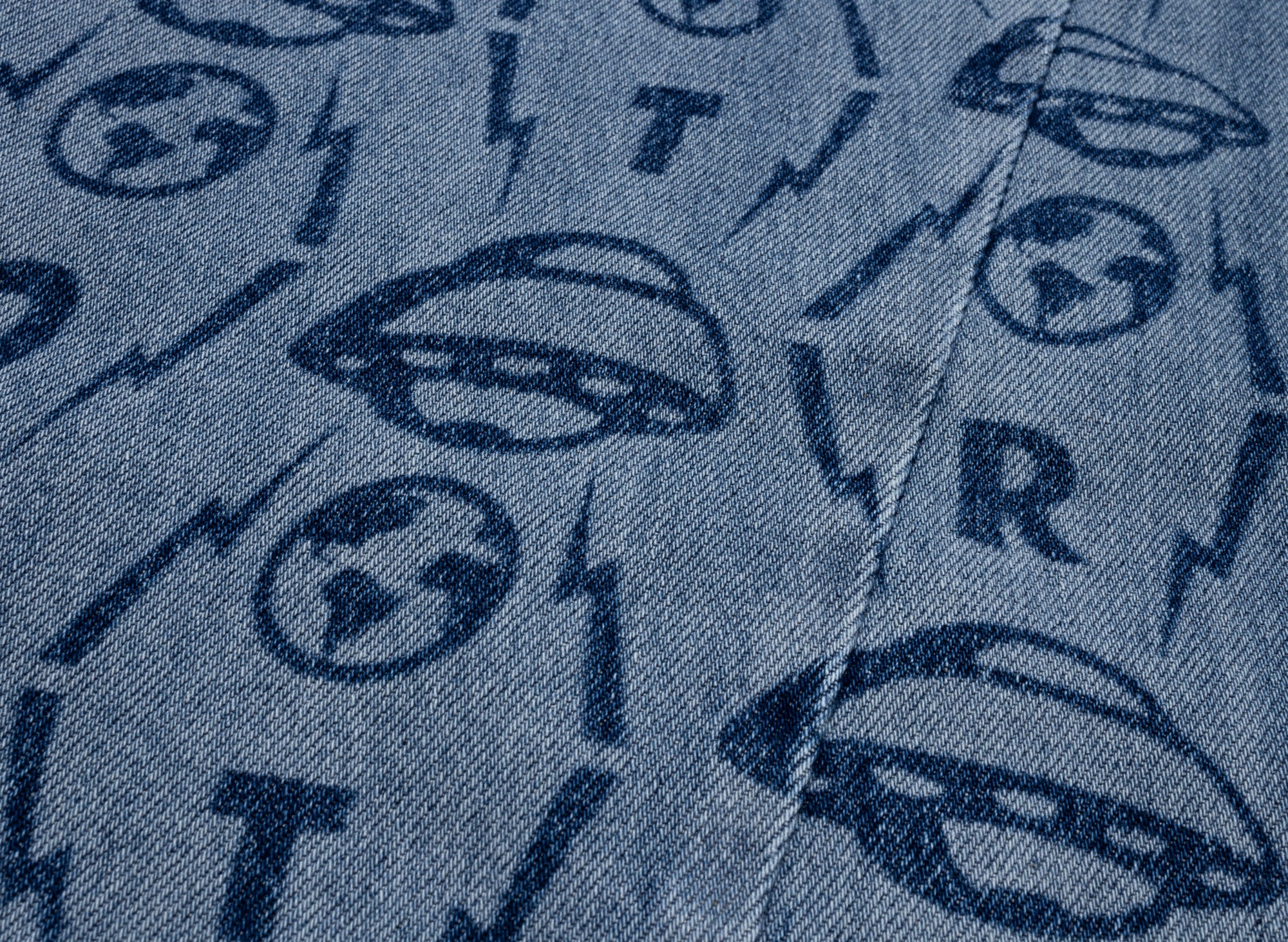 Members of the Rage MOTR Monogram Denim Pants - Image 2