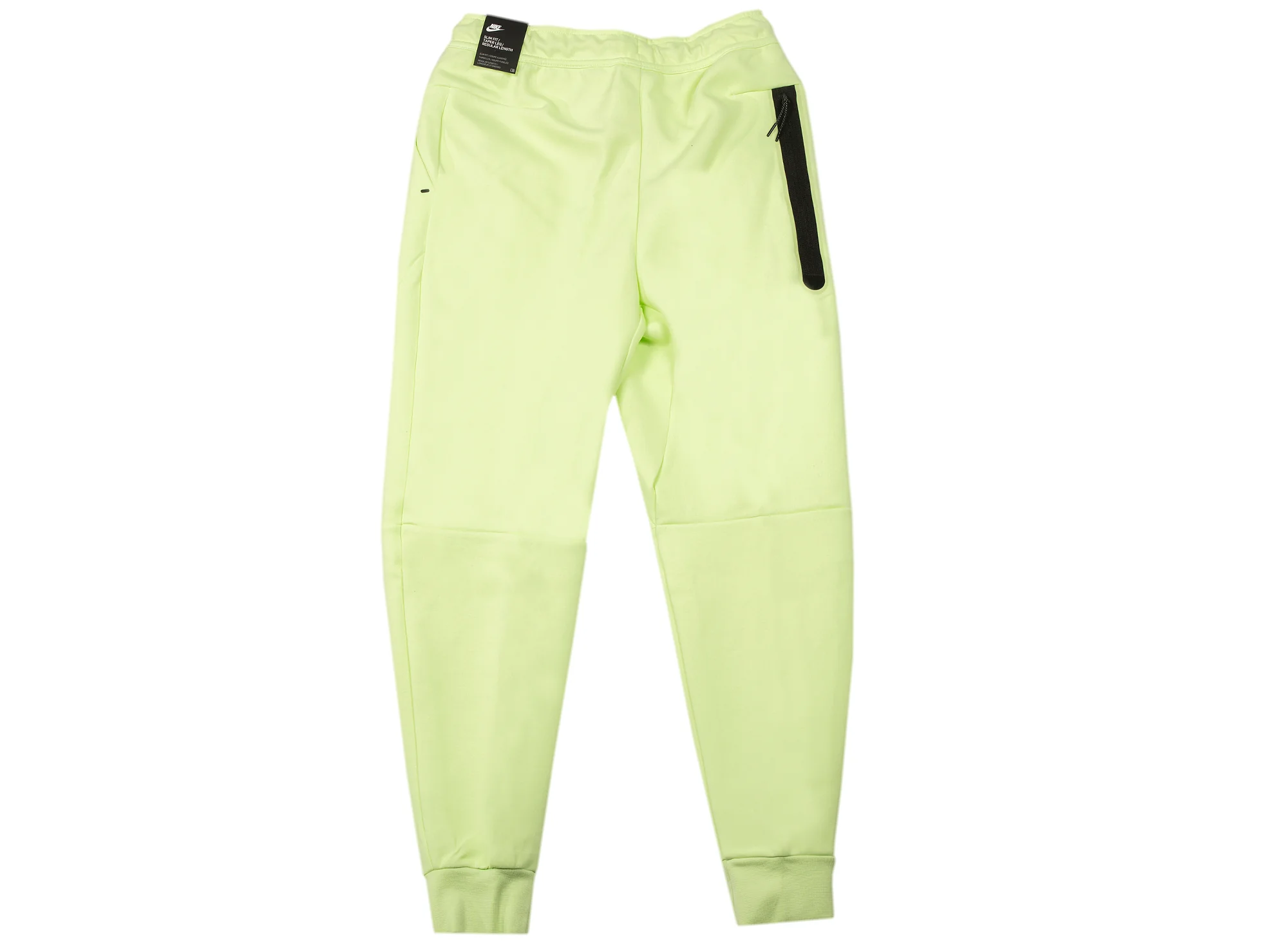 Men's Nike NSW Tech Fleece Joggers in Lime Green - Image 2
