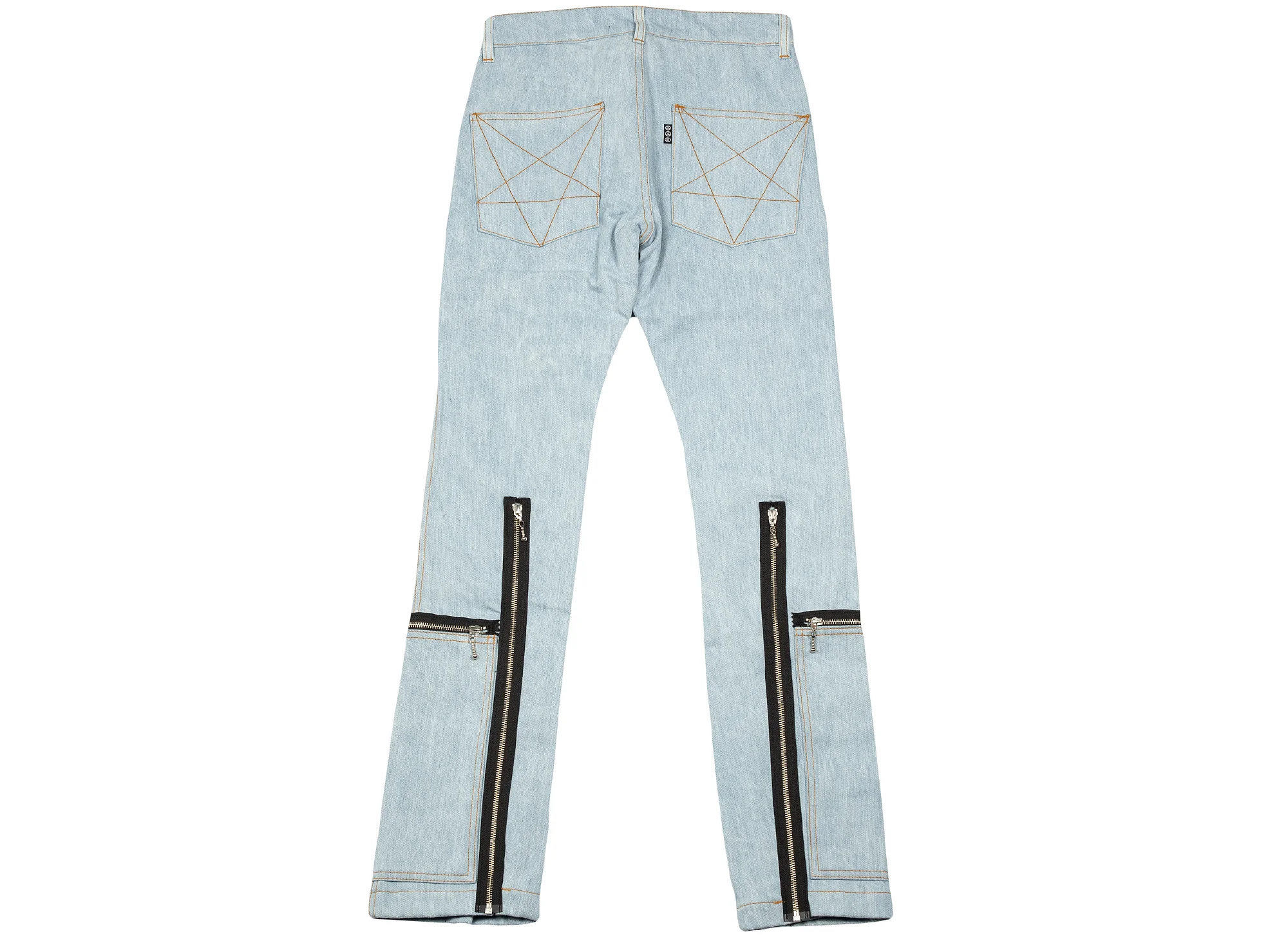 Midnight Studios Denim Cargo Slim Fit Jeans 'Blue' - Image 2