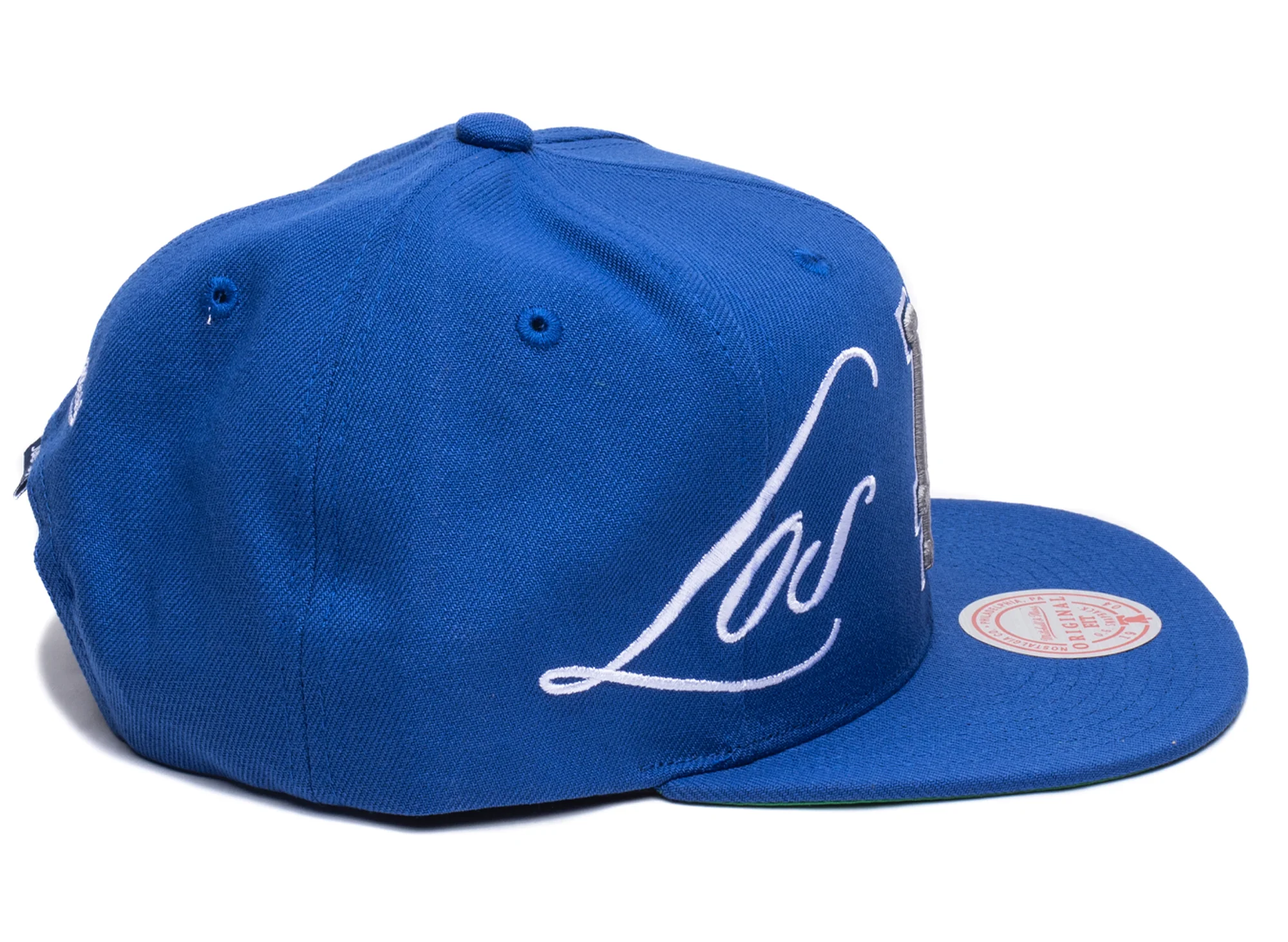 Mitchell & Ness Just Don Lux Script Dodgers Snapback Hat - Image 2