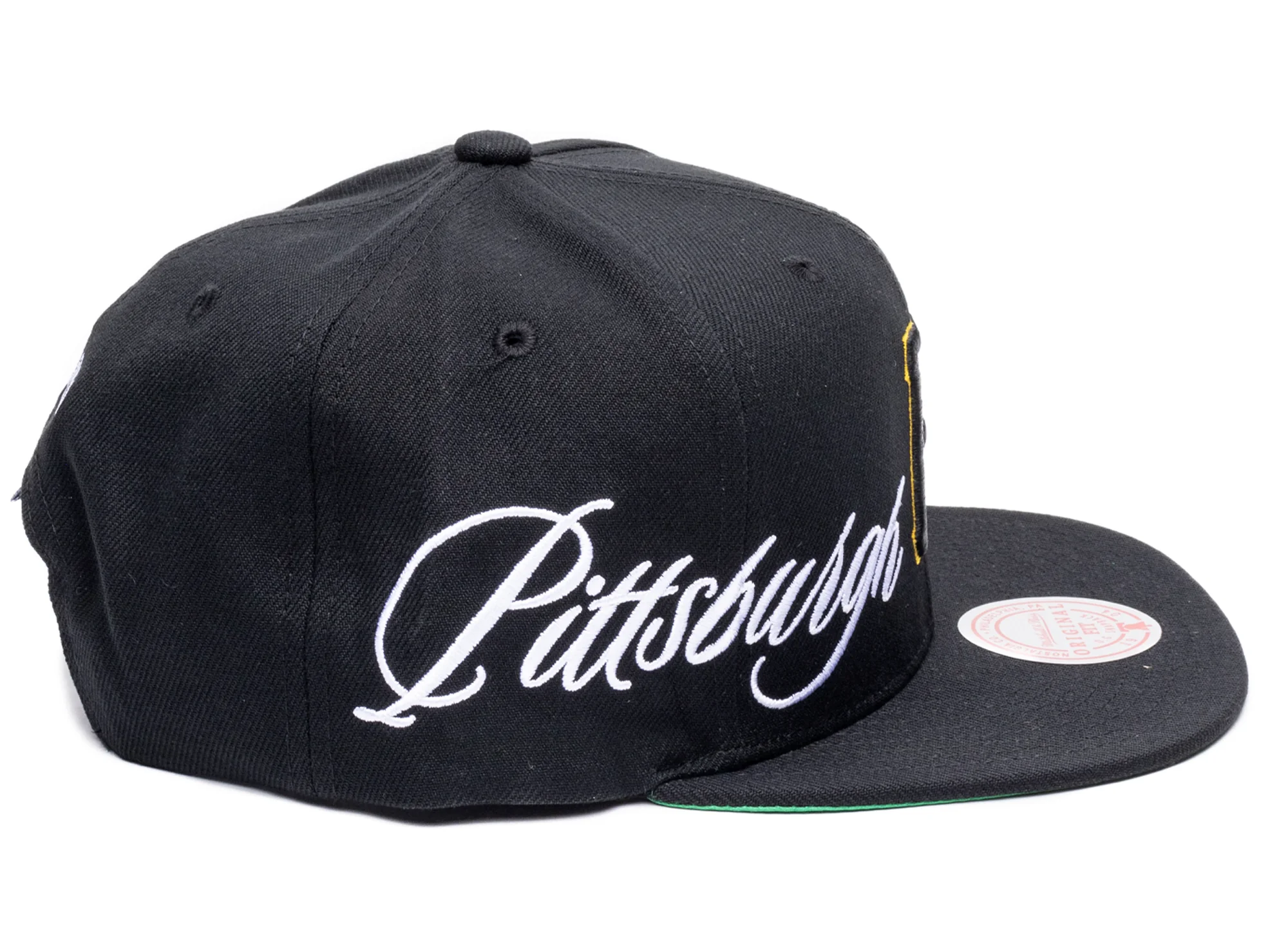 Mitchell & Ness Just Don Lux Script Pirates Snapback Hat - Image 2