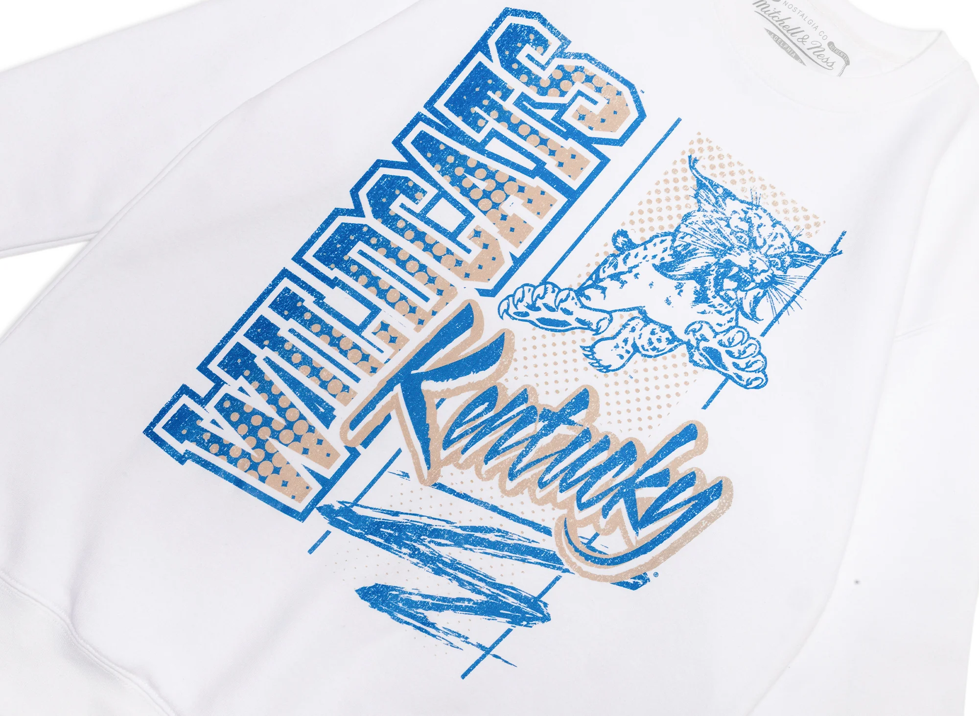 Mitchell & Ness Kentucky Wildcats NCAA Halftime Script Crewneck - Image 2