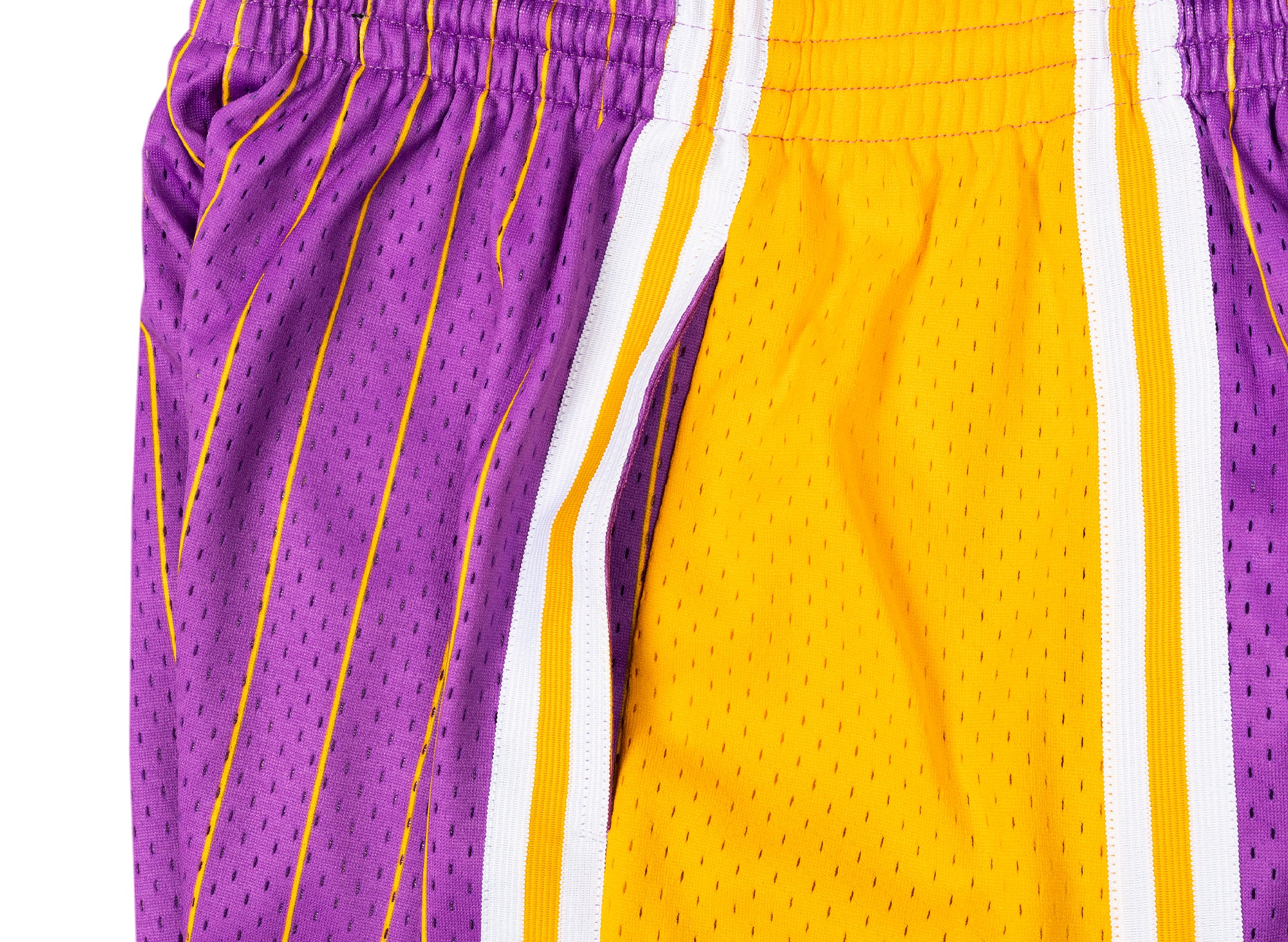 Mitchell & Ness LA Lakers Neon World Swingman Shorts - Image 2
