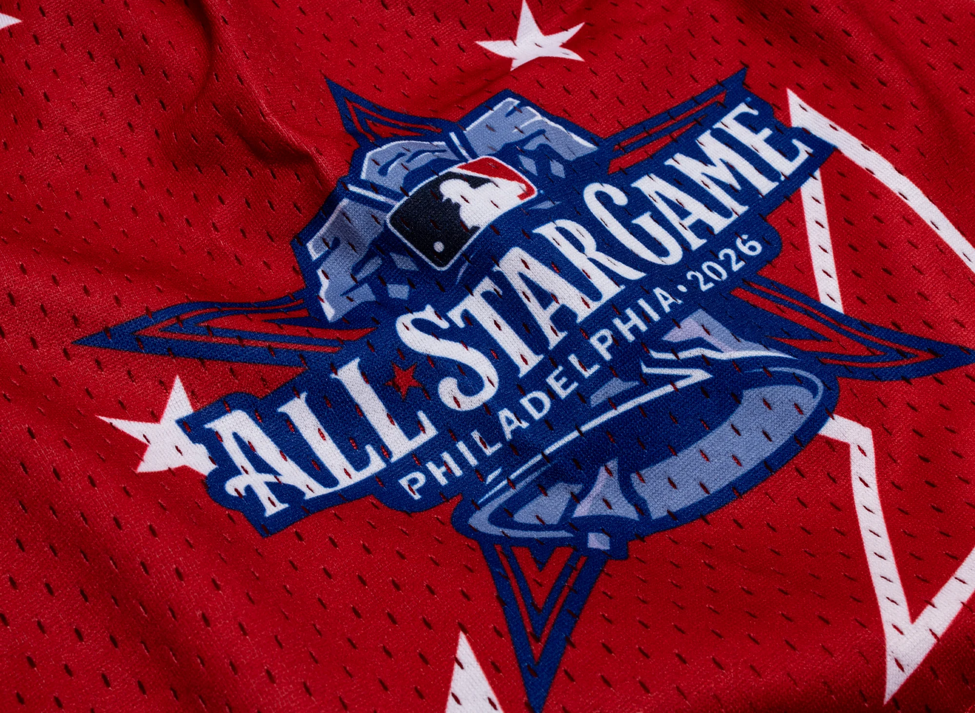 Mitchell & Ness MLB All-Star 7IN Mesh Shorts Philadelphia 2026 - Image 3